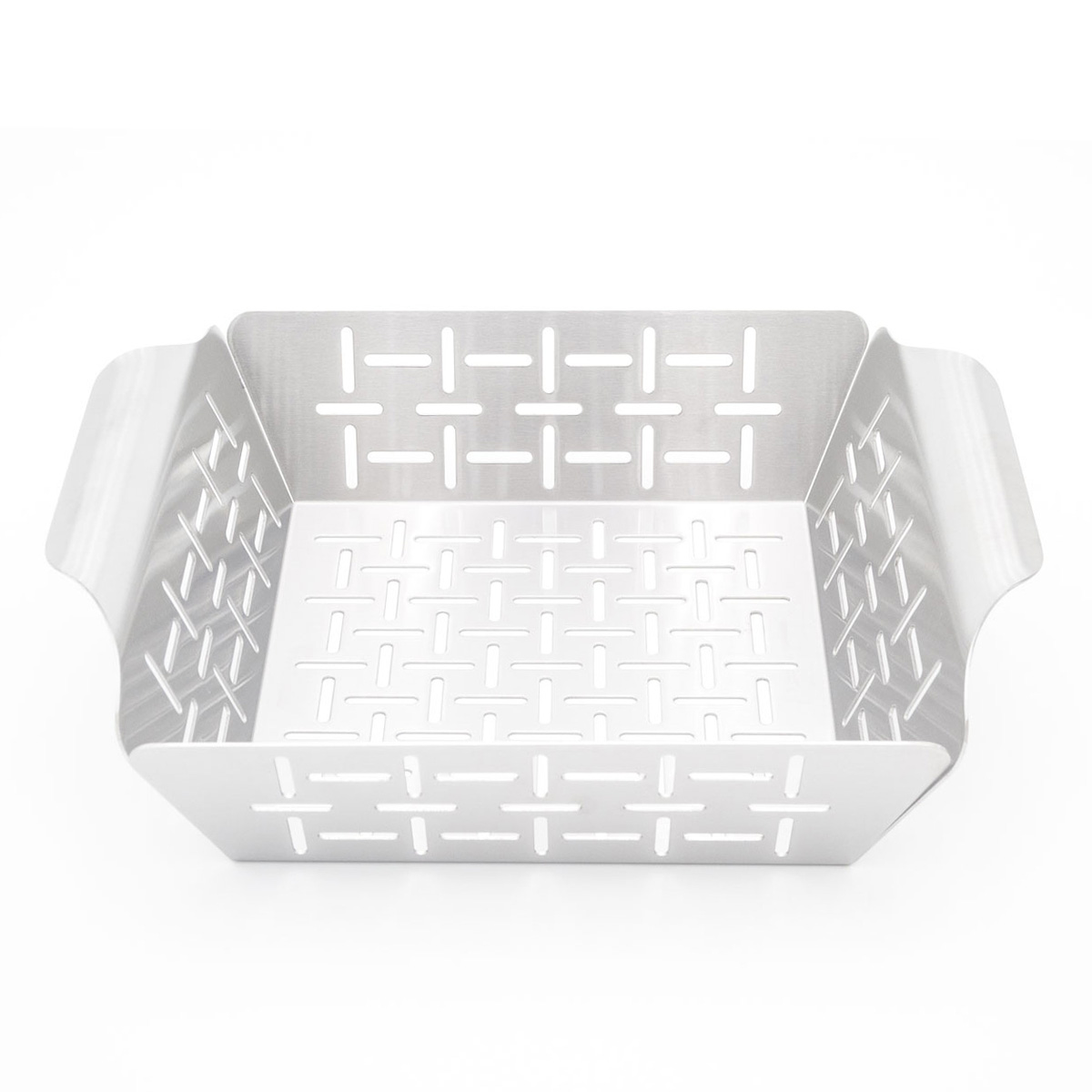 Edelstahl-Grillkorb, BBQ Gemüsekorb - Grillschale 19 x 24 x 5,5 cm
