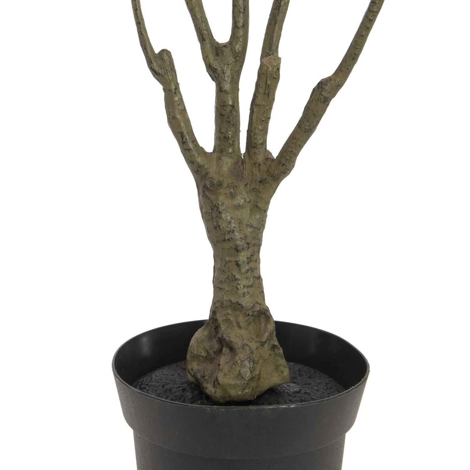 Dracena Kunstpflanze kleiner künstlicher Drachenbaum grün-rot 90cm