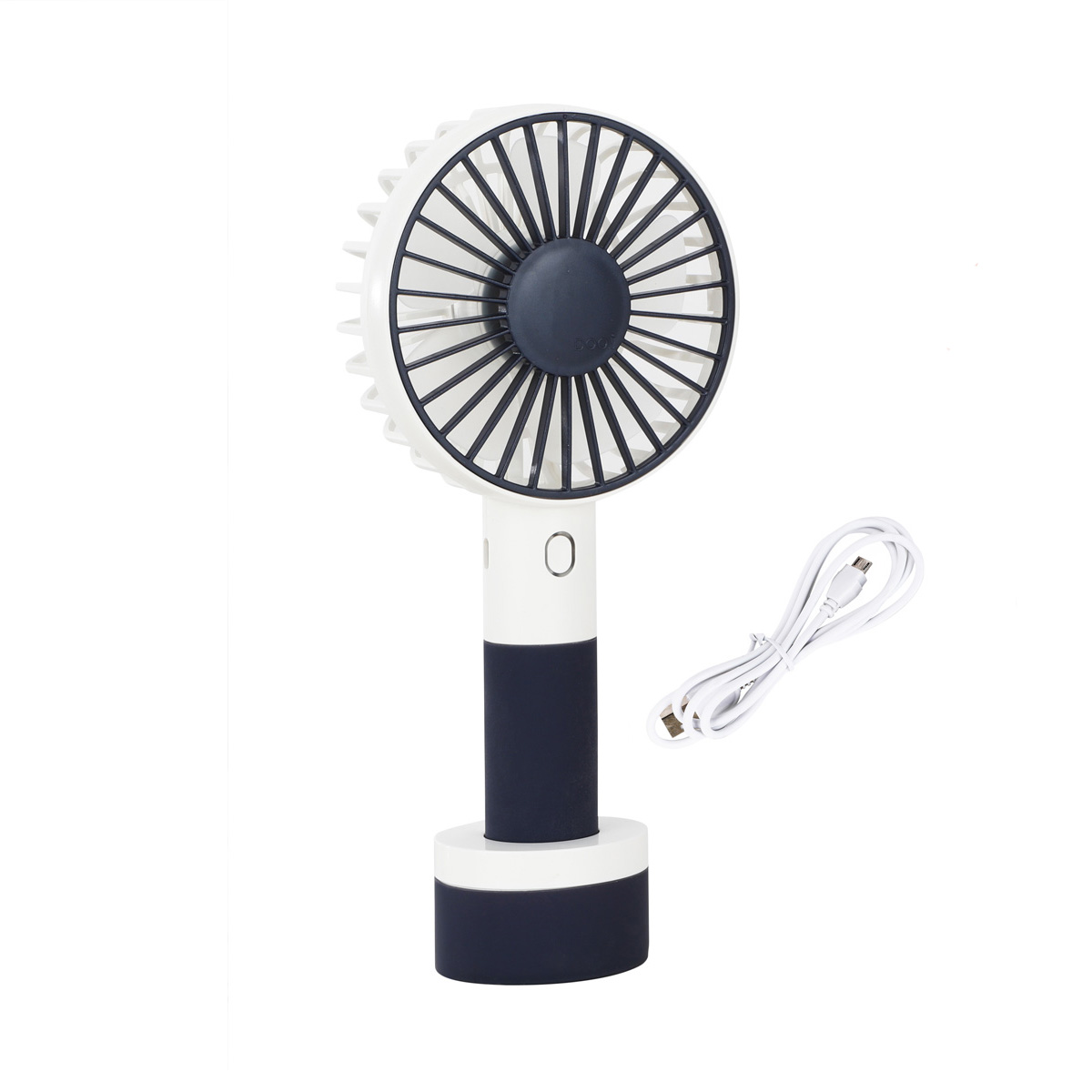 Tragbarer Handventilator - Standfuss und Akku - USB - anthrazit