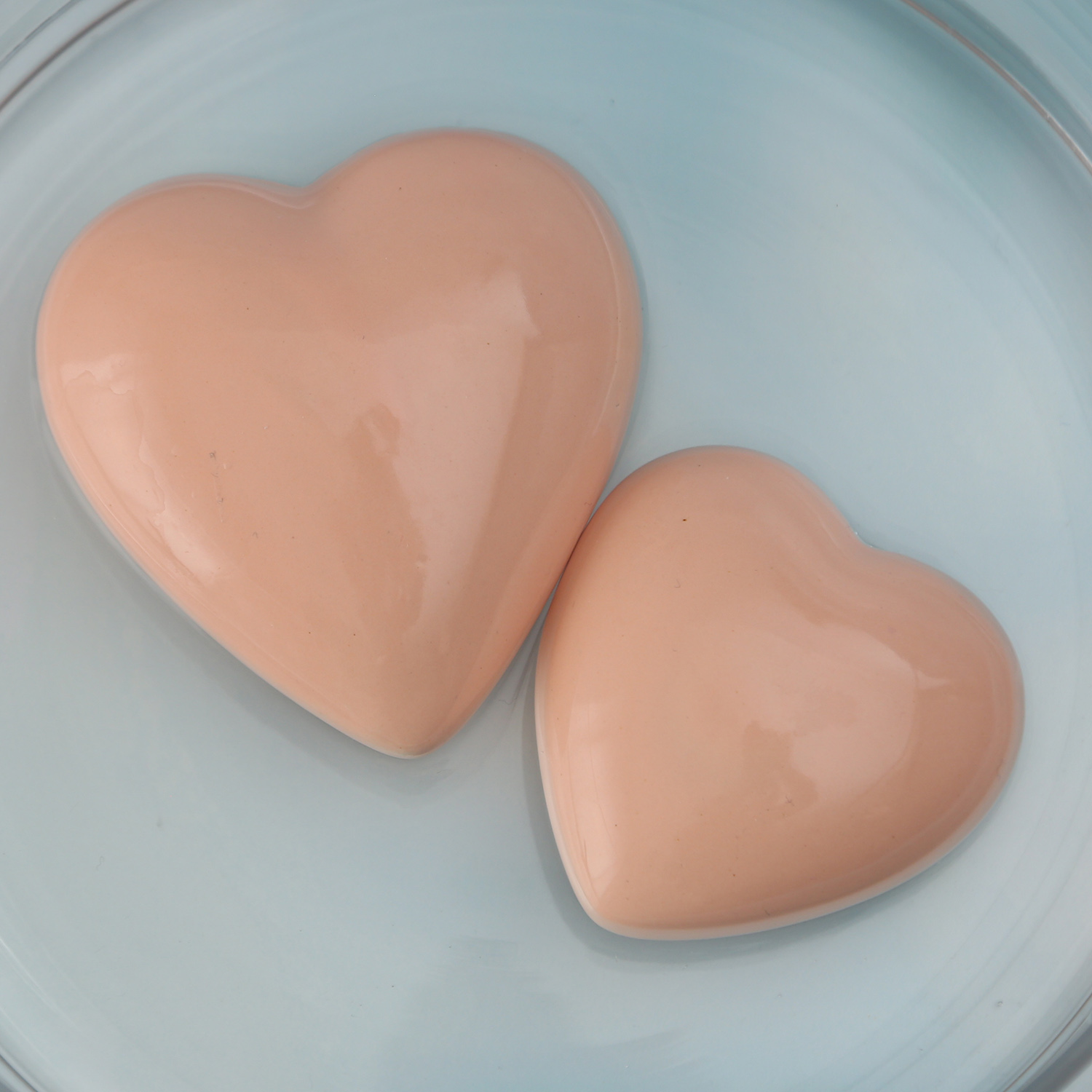 Teichdeko HERZ - Dekoobjekt - Porzellan - schwimmend - L: 6,5cm - hellrosa Teichdeko HERZ - Dekoobjekt - Porzellan - schwimmend - L: 6,5cm - hellrosa