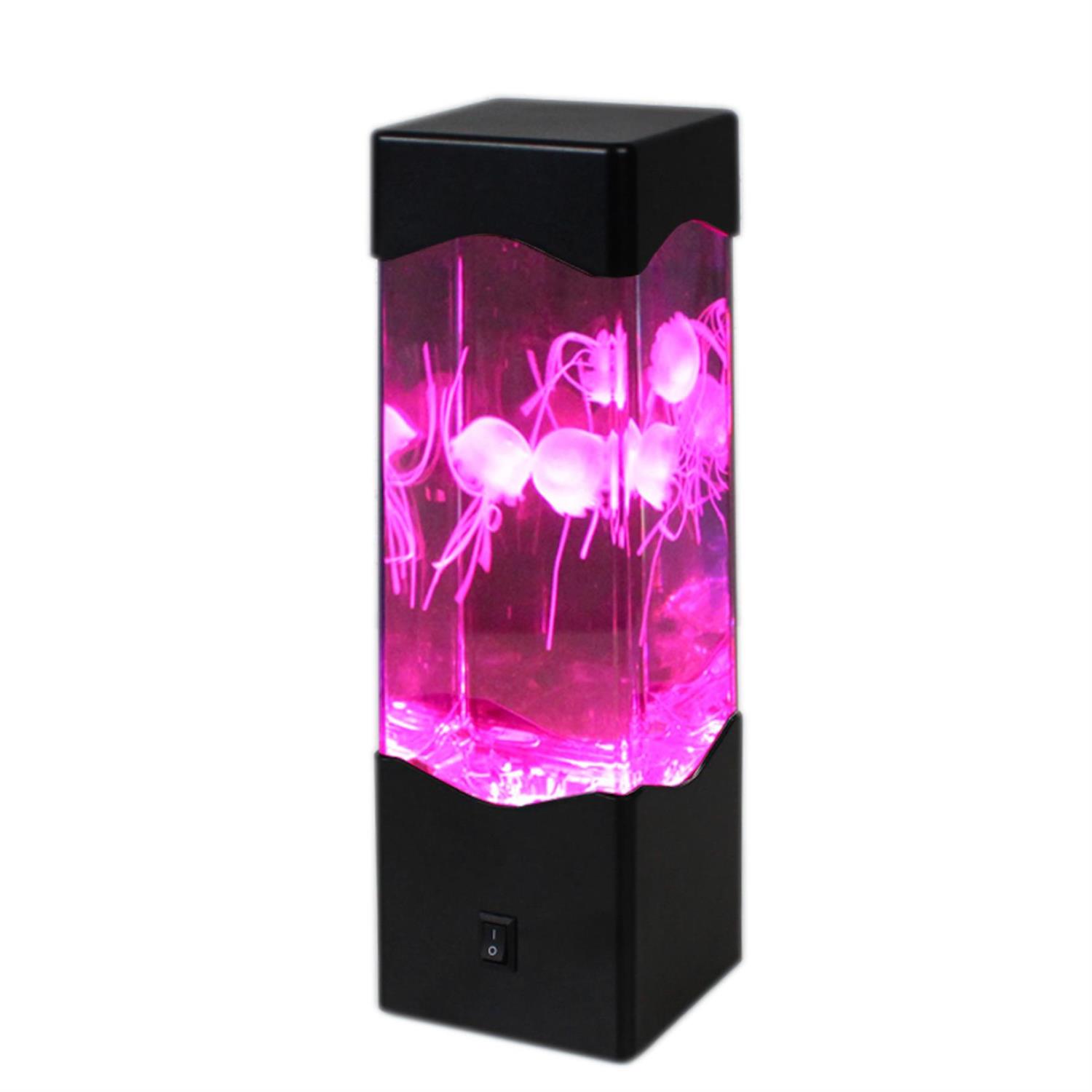 Jellyfish Lampe bunt - Dekoleuchte - USB + Batteriebetrieb (3 x schwimmende Quallen) - RGB