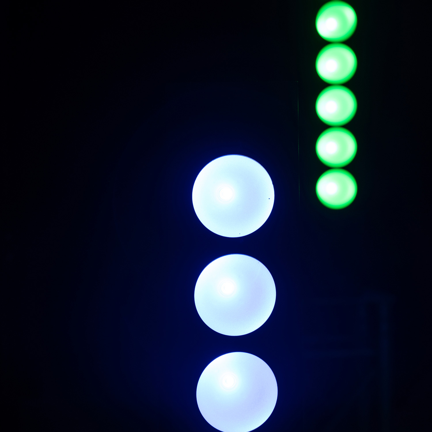 LED Lichtsäule Lichtorgel - high Power 6x 30W COB - DMX - inkl. Fernbedienung - Partyraumbeleuchtung
