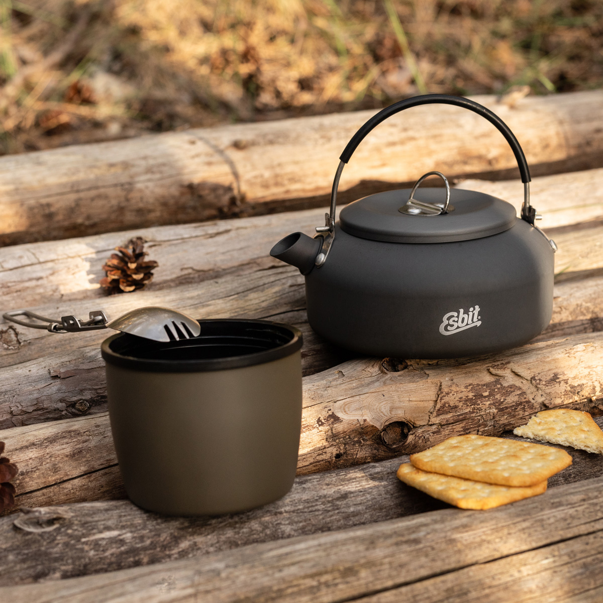 ESBIT Wasserkessel, 0.6L - aus leichtem Aluminium