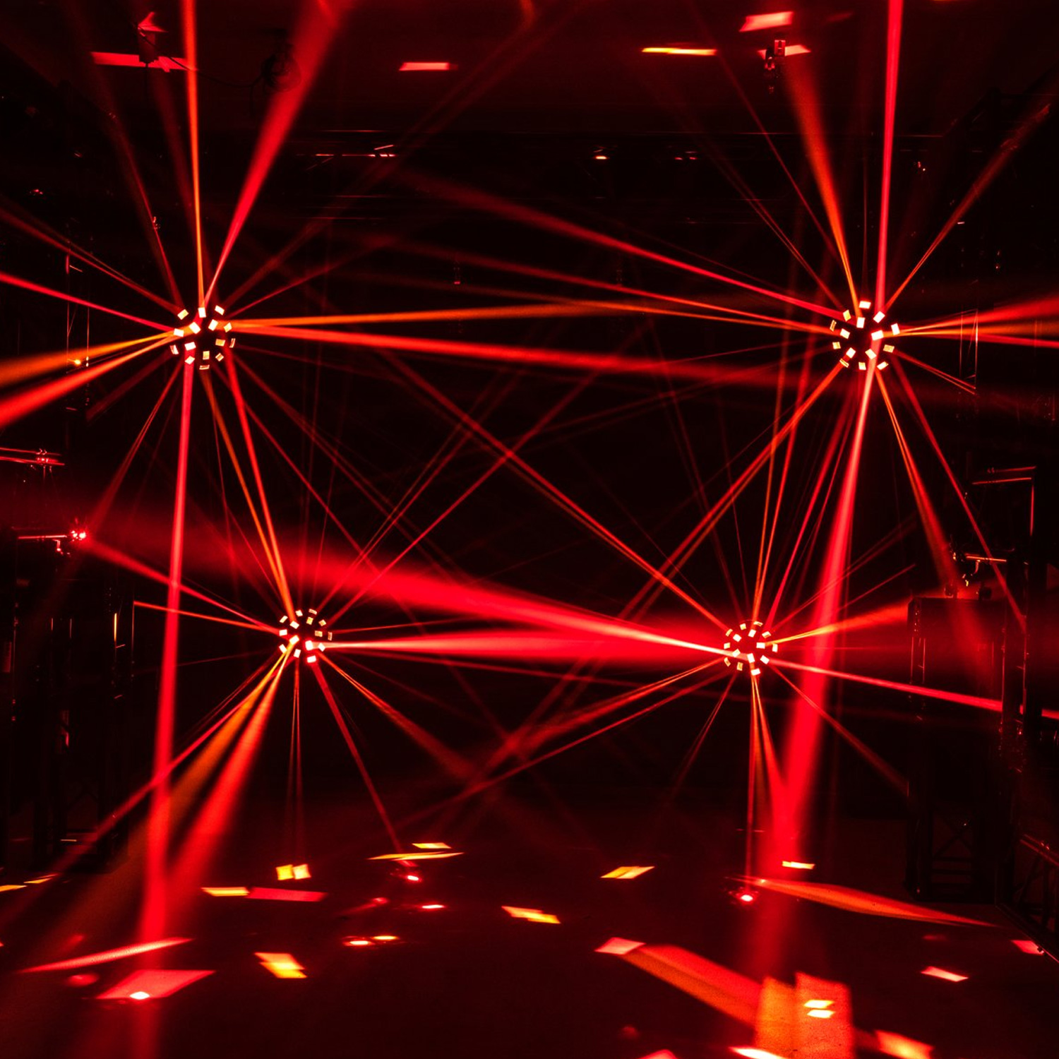 Power Mushroom - starker LED Lichteffekt - 8 Farben - IR Fernbedienung