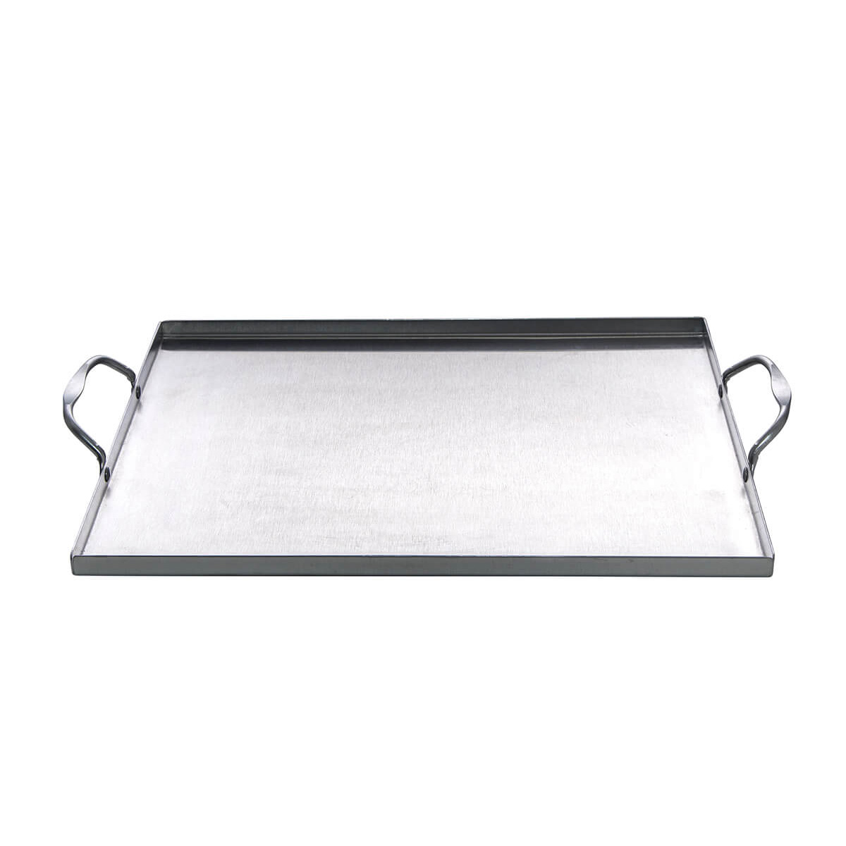 ALL'GRILL Edelstahl Grillwanne mit 2 Griffen, 31x27x1cm - Plancha Pfanne ALL'GRILL Edelstahl Grillwanne mit 2 Griffen, 31x27x1cm - Plancha Pfanne