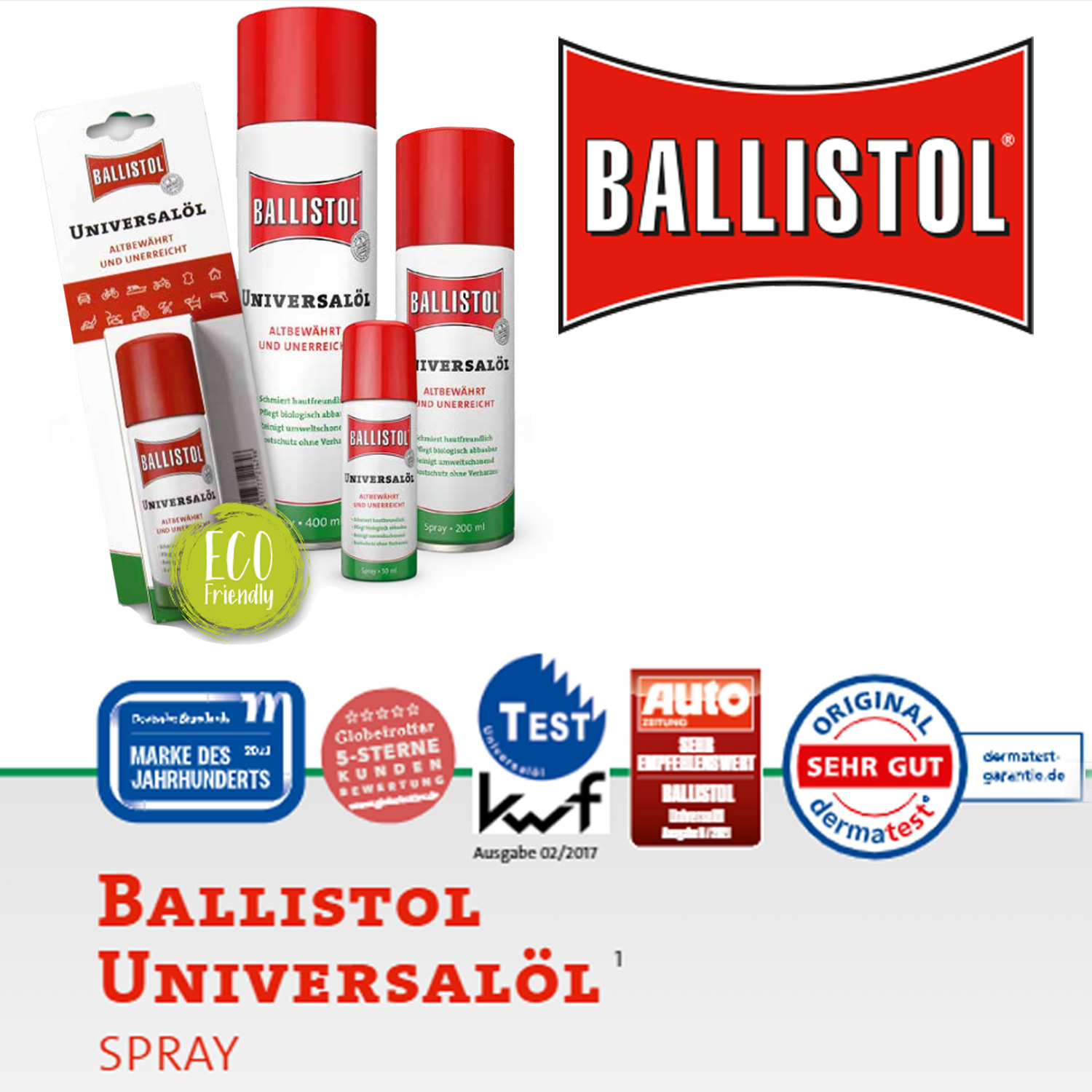 BALLISTOL Universalöl - 50ml Spaydose - altbewährt und unerreicht - ON-THE-GO- Spay
