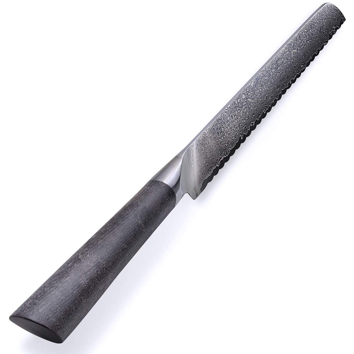 ZAYIKO Damastmesser DAITO PROFI LINE "Brotmesser" - Ahornholz - VG-10 Stahlkern