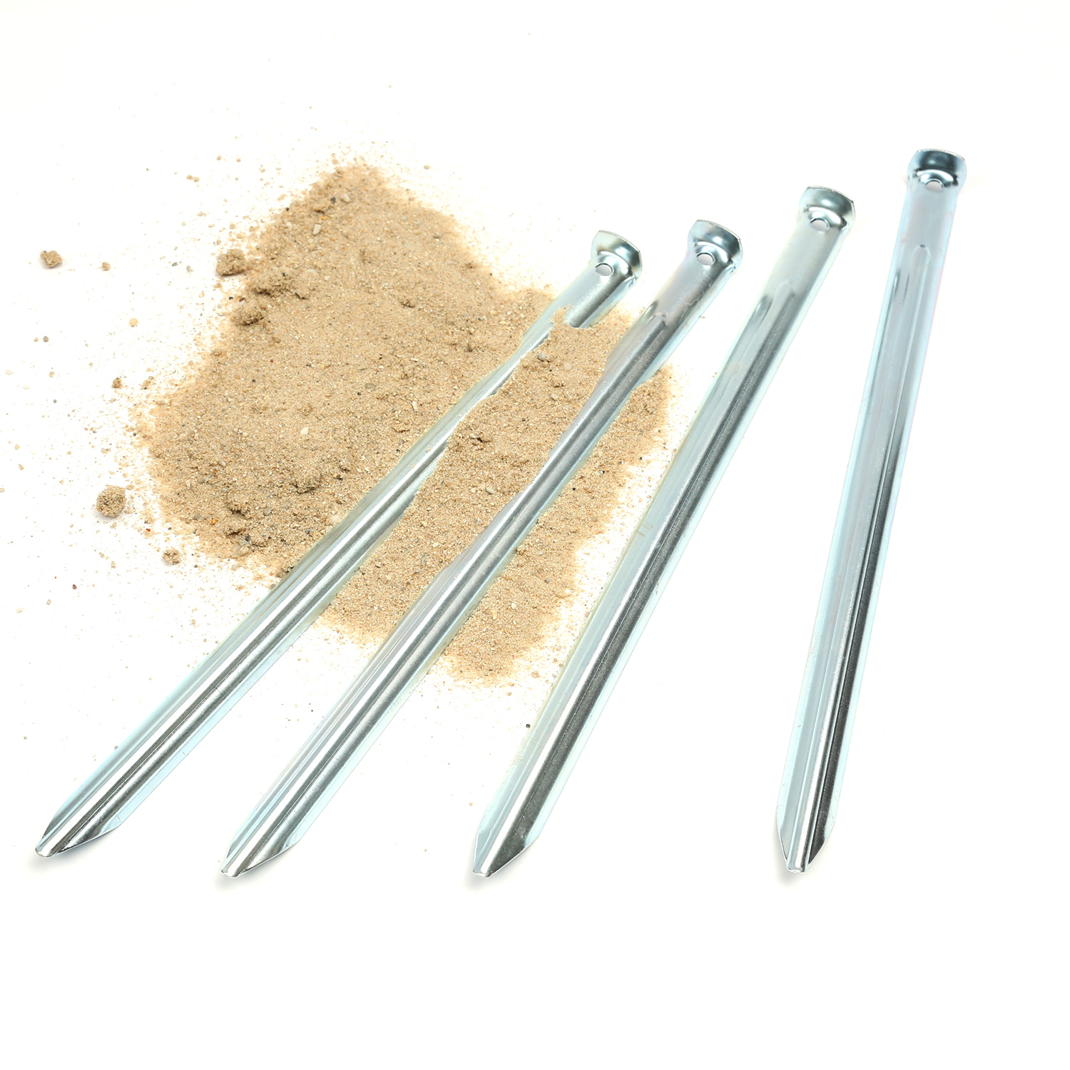 YOUCAMP Heringe "SOFT PRO" - 4er Set - Edelstahl 300 x 18mm - Für Weiche Böden und Sand YOUCAMP Heringe "SOFT PRO" - 4er Set - Edelstahl 300 x 18mm - Für Weiche Böden und Sand