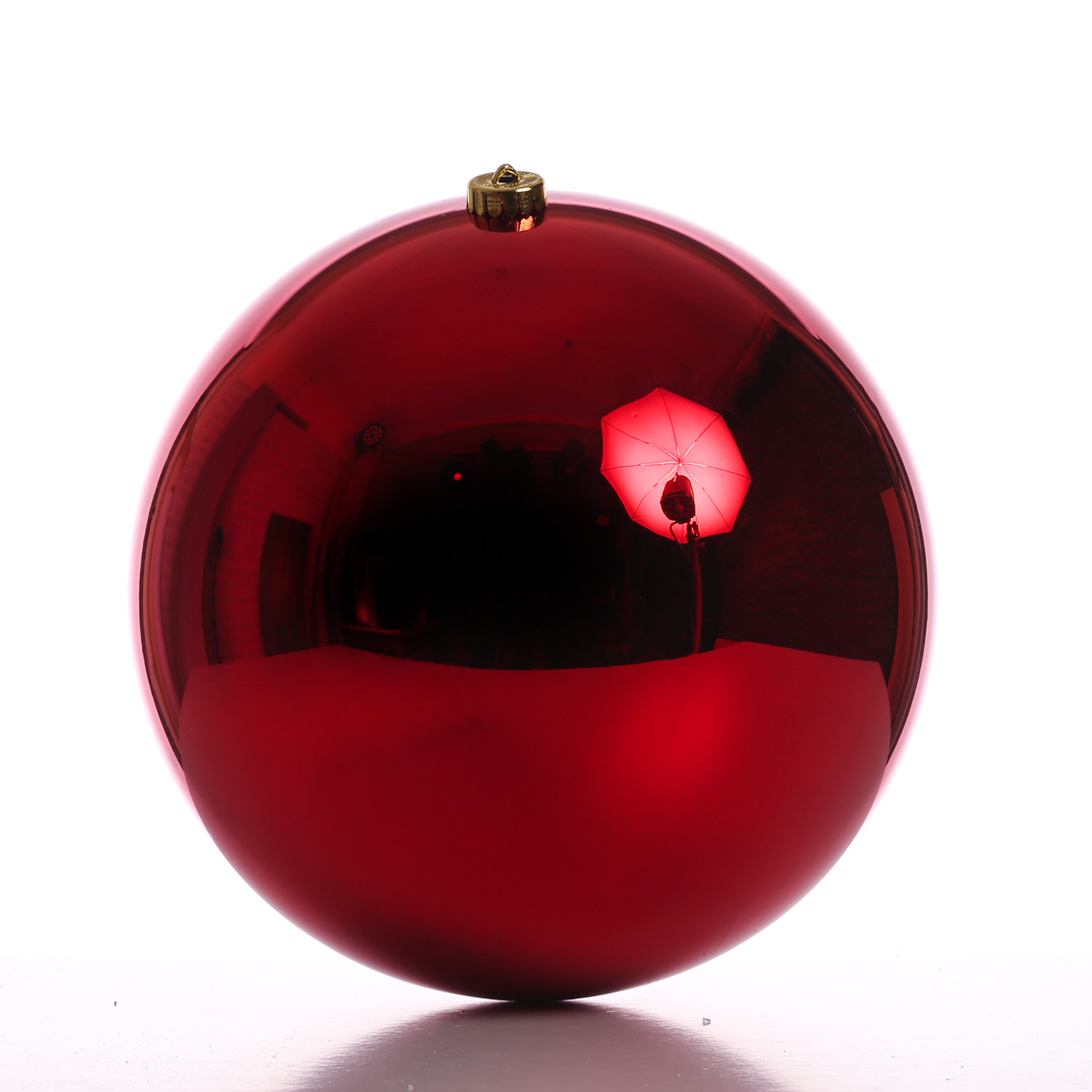 Christbaumkugel - Weihnachtskugel - bruchfest - D: 20cm - glänzend - rot Christbaumkugel - Weihnachtskugel - bruchfest - D: 20cm - glänzend - rot