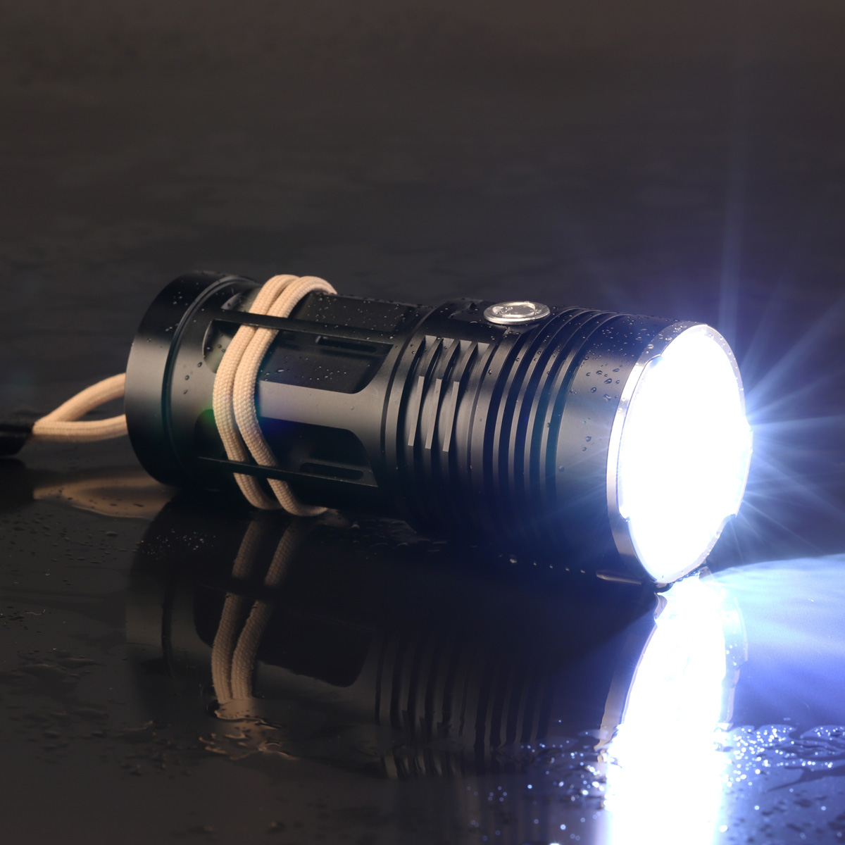 LED Handlampe - kaltweiße LED - 1000lm - 13,5 x 5,9 x 5,1cm