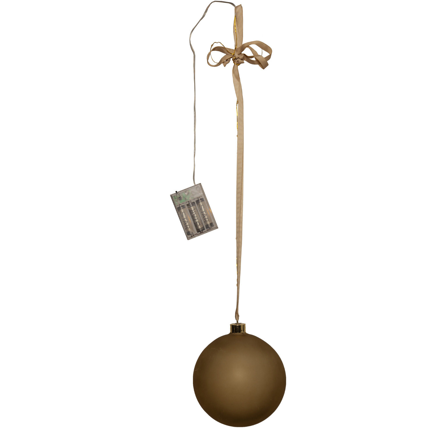 LED Christbaumkugel - Weihnachtskugel - Glas - 18 warmweiße LED - D: 15cm - Timer - Batterie - gold LED Christbaumkugel - Weihnachtskugel - Glas - 18 warmweiße LED - D: 15cm - Timer - Batterie - gold