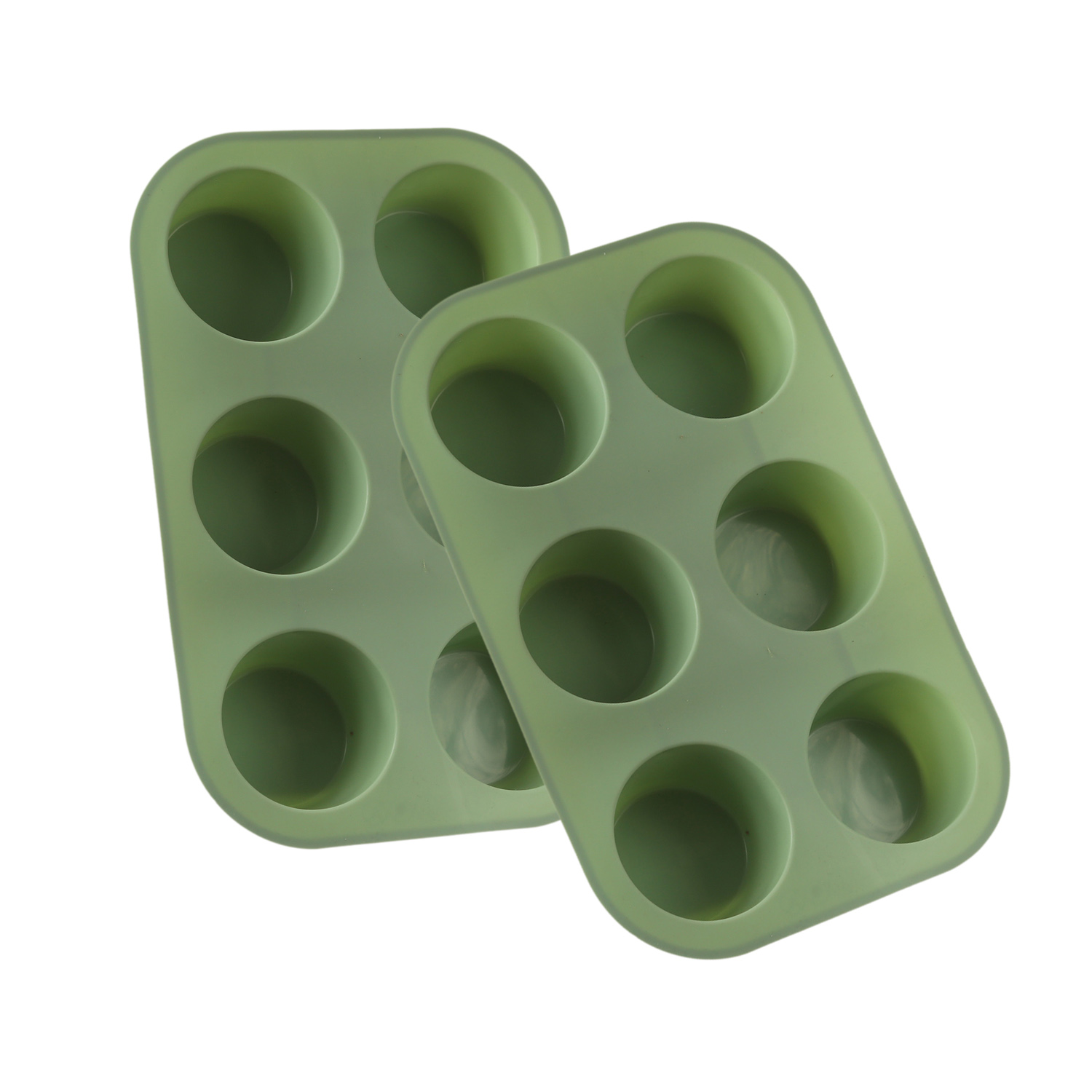 Muffinform Silikon 6er mintgrün - Platinum Silikon, spülmaschinenfest Muffinform Silikon 6er mintgrün - Platinum Silikon, spülmaschinenfest