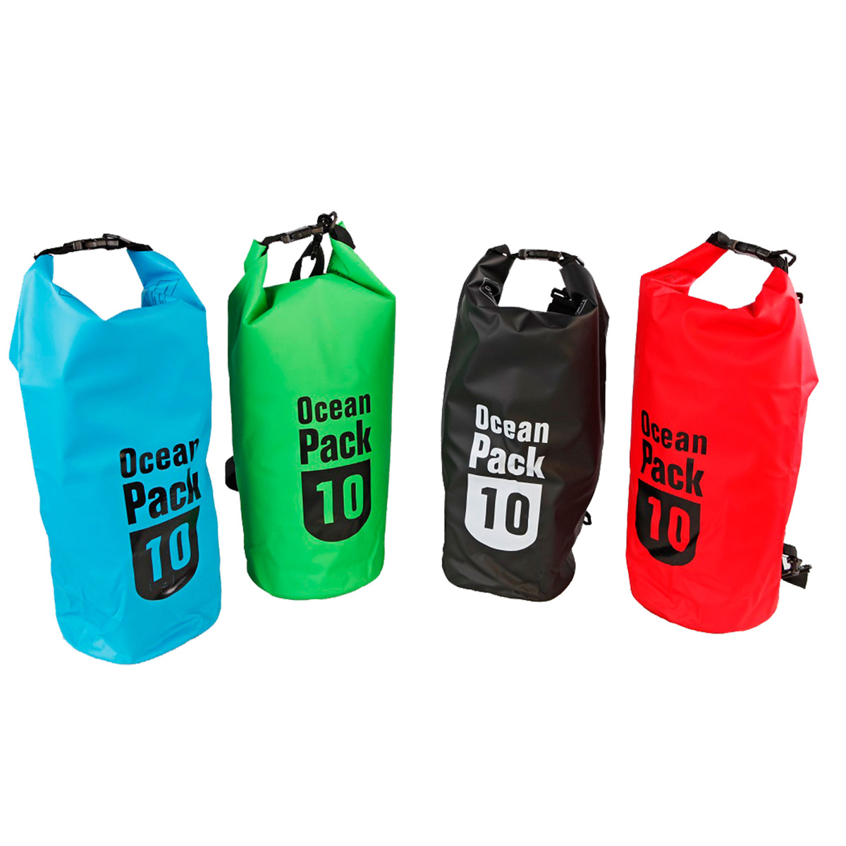 OCEAN PACK 10 Liter schwarz - wasserfester Beutel