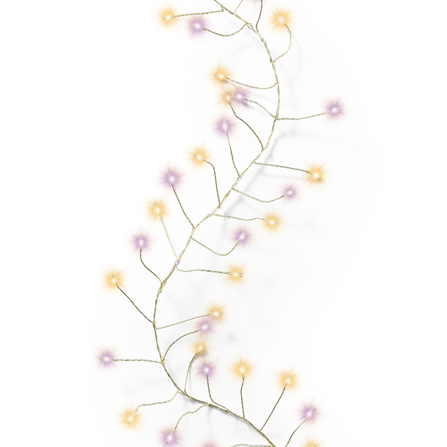 LED Draht Büschellichterkette Compact - 960 pink-/bernstein LED - L: 12m - 8 Funkt. - Trafo - gold LED Draht Büschellichterkette Compact - 960 pink-/bernstein LED - L: 12m - 8 Funkt. - Trafo - gold