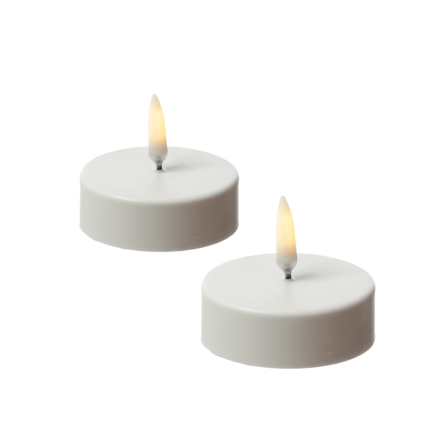 LED Maxi Teelichter THEA - XL Teelicht - D: 6,1cm - H: 5cm - Timer - Batteriebetrieb - weiß LED Maxi Teelichter THEA - XL Teelicht - D: 6,1cm - H: 5cm - Timer - Batteriebetrieb - weiß