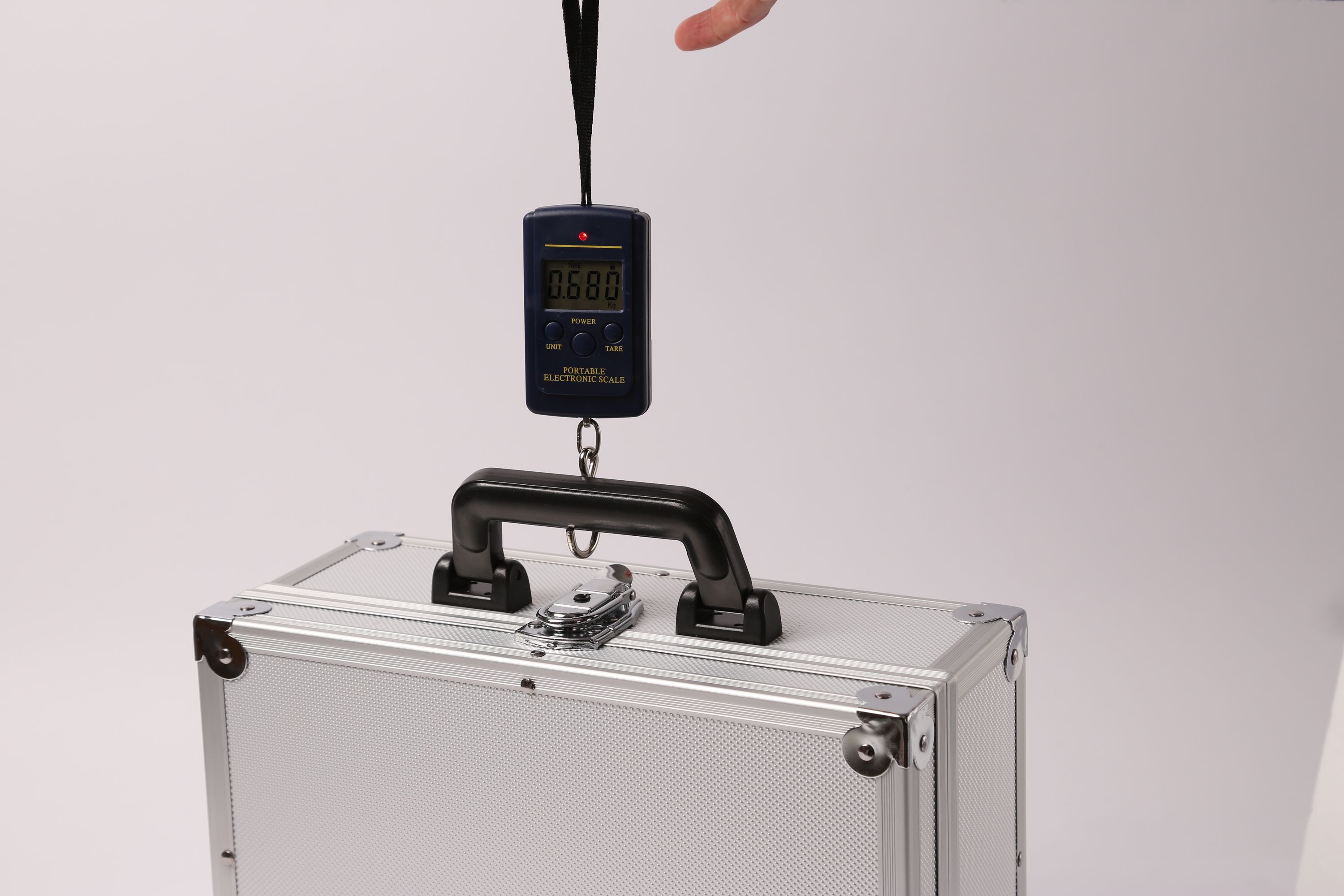 Digitale Kofferwaage - Gepäckwaage - Hängewaage -  bis 40kg - 8,5 x 5 x 2cm