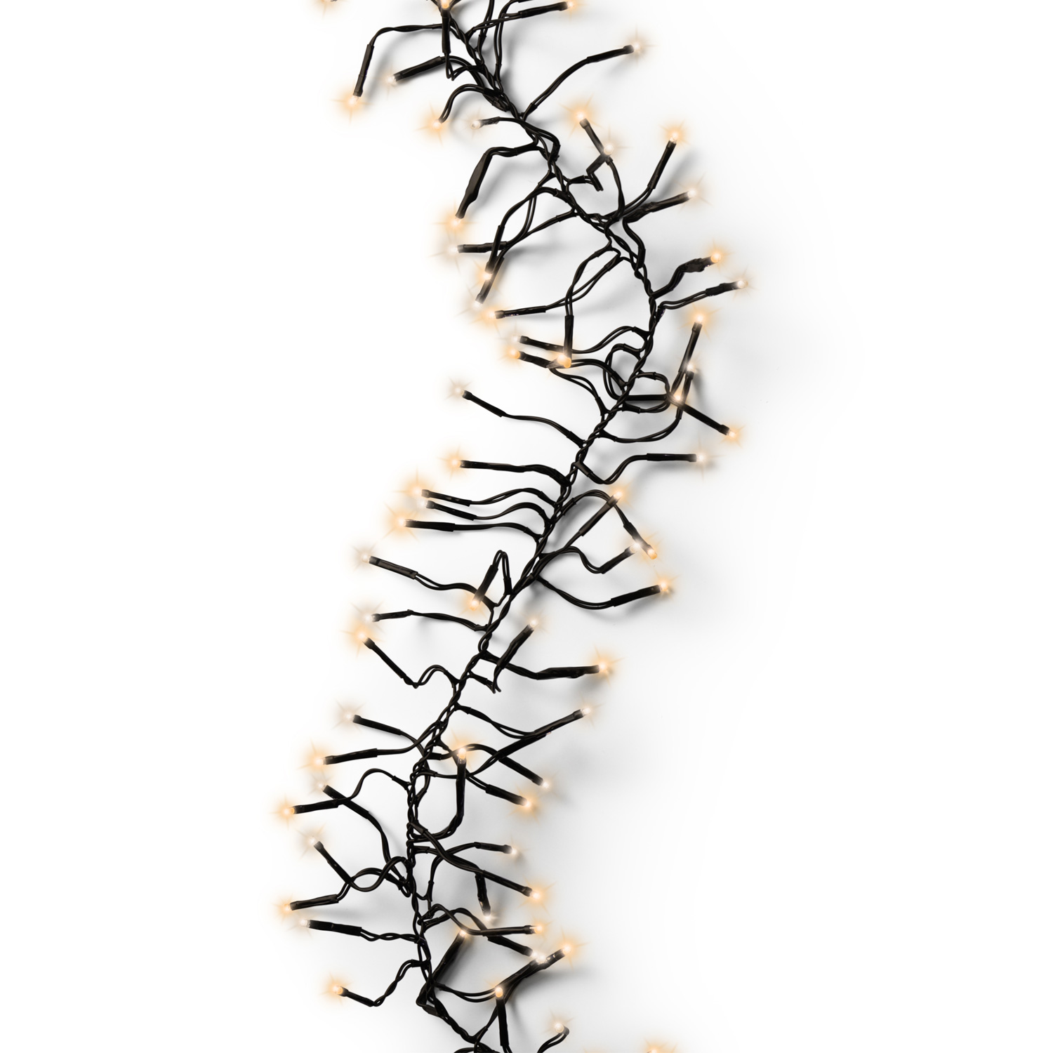 LED Büschellichterkette - Cluster - 1512 warmweiße/bernsteinfarbene LED - 13,5m - 8 Funkt. - Timer LED Büschellichterkette - Cluster - 1512 warmweiße/bernsteinfarbene LED - 13,5m - 8 Funkt. - Timer