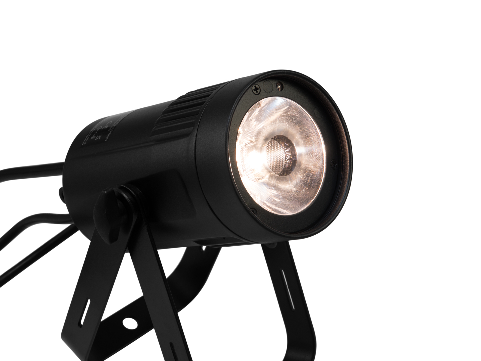 15W LED Hochleistungs-Pinspot - DMX Punktstrahler für Spiegelkugeln - inklusive Fernbedienung - warmweiss WW 3100K