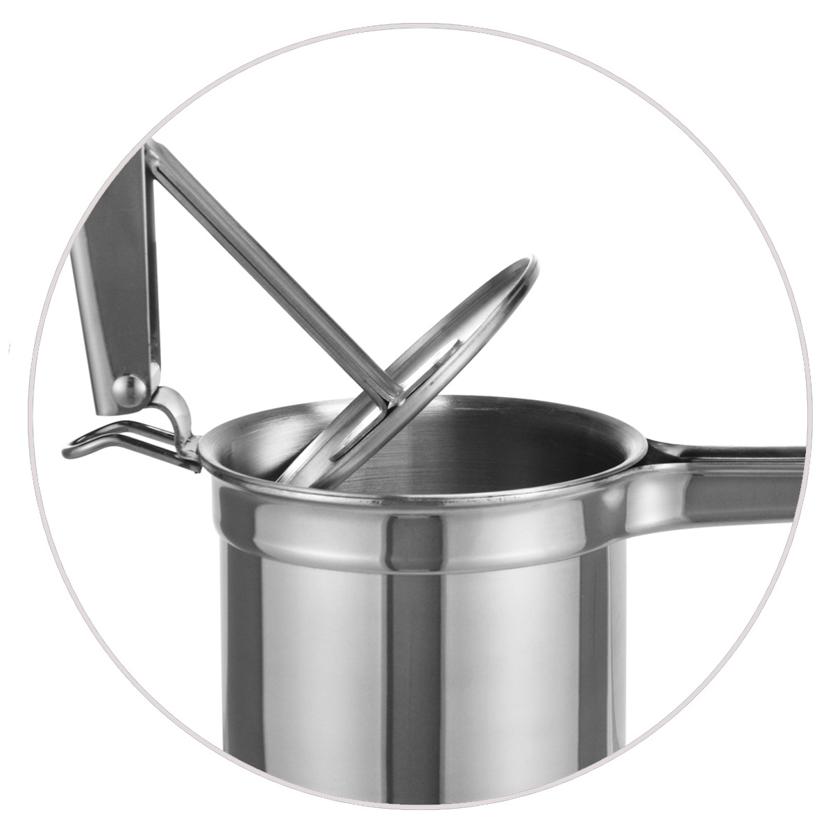 Kartoffel- und Spätzlepresse - 3 Lochscheiben - Edelstahl