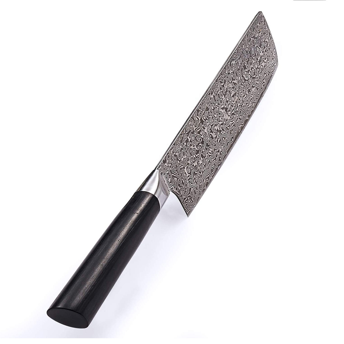 ZAYIKO Damastmesser BLACK EDITION "Nakirimesser" - Pakkaholz - VG-10 Stahlkern