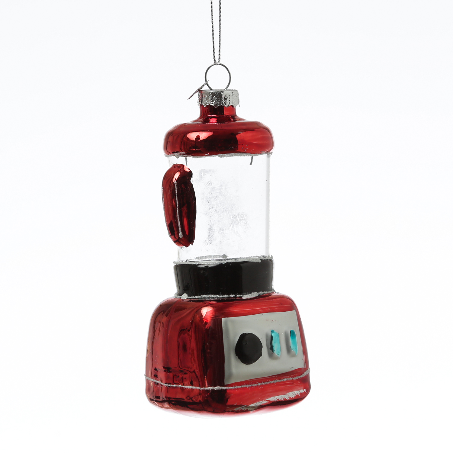 Weihnachtsbaumschmuck Küchenmixer - Glas - Christbaumschmuck - H: 13cm - rot Weihnachtsbaumschmuck Küchenmixer - Glas - Christbaumschmuck - H: 13cm - rot