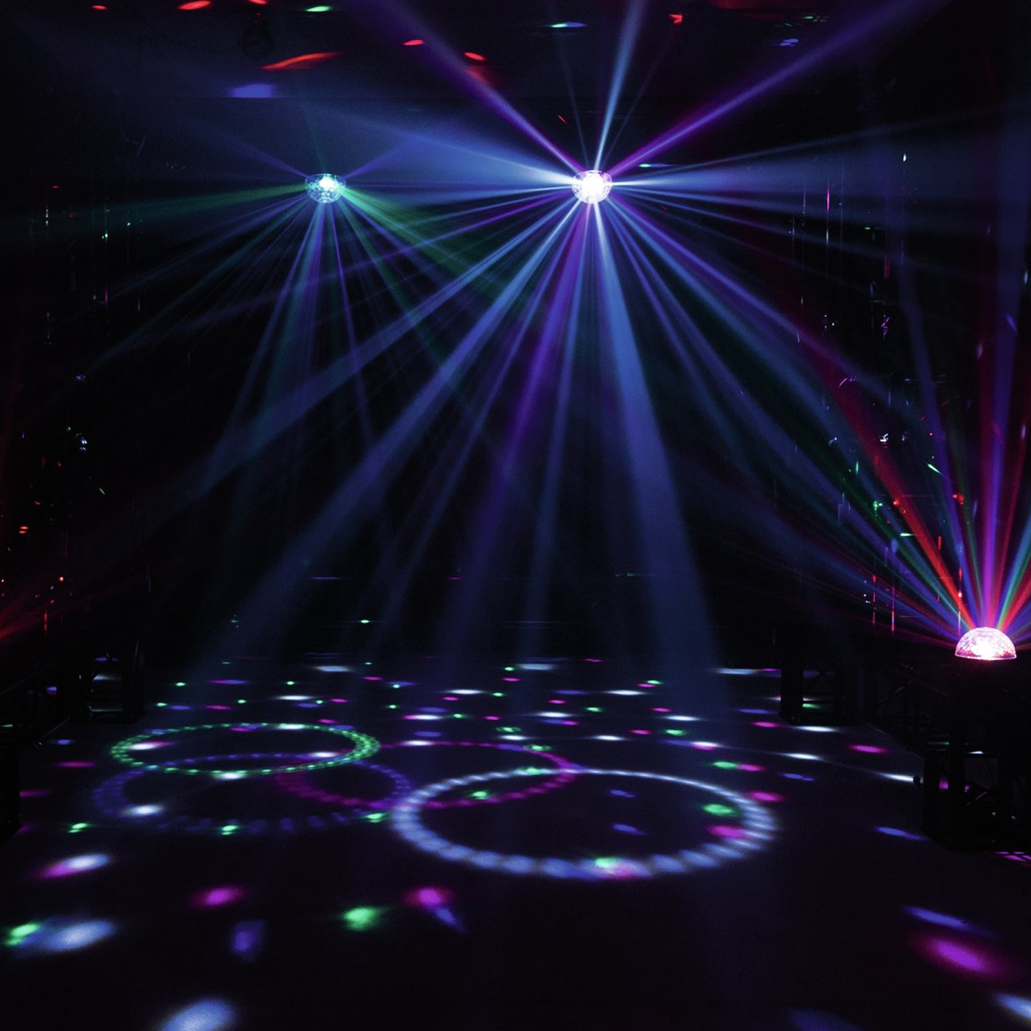 BC-4 Pilzkopf 6-farbig Diskokugel LED Effekt - RGBW + Orange +UV - drehend BC-4 Pilzkopf 6-farbig Diskokugel LED Effekt - RGBW + Orange +UV - drehend