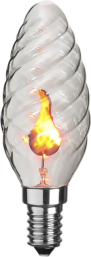 Kerzenlampe flackernd - E14 - 3W - Effektleuchtmittel