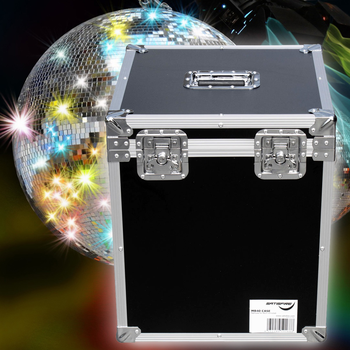 Flightcase Transportcase für 40cm Spiegelkugeln - Roadcase - Transportkiste für Discokugeln