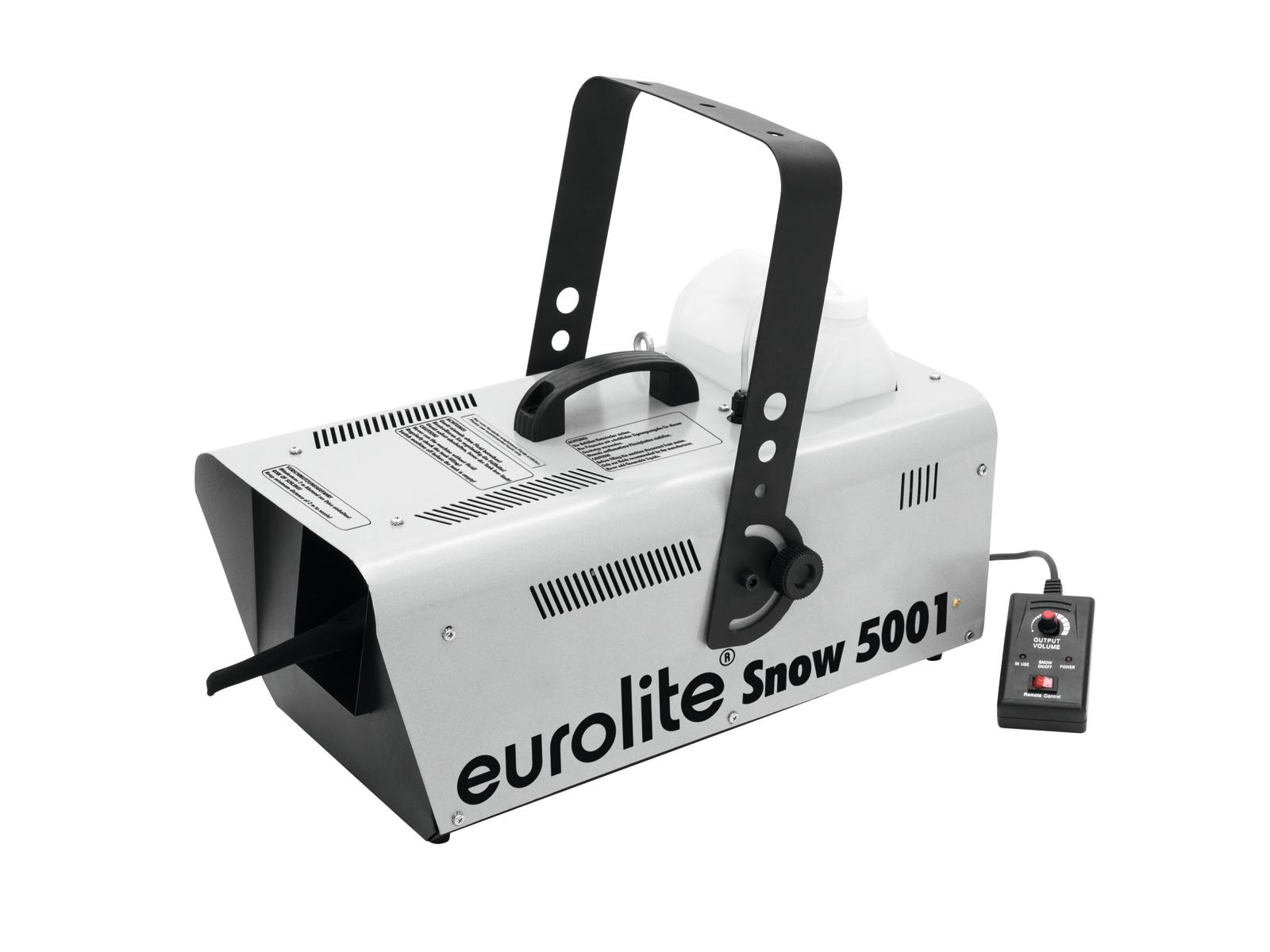 Schneemaschine Snow 5001 - 1500W - mit Fernbedienung - Ausstoß regelbar - Für Kunstschnee Schneemaschine Snow 5001 - 1500W - mit Fernbedienung - Ausstoß regelbar - Für Kunstschnee