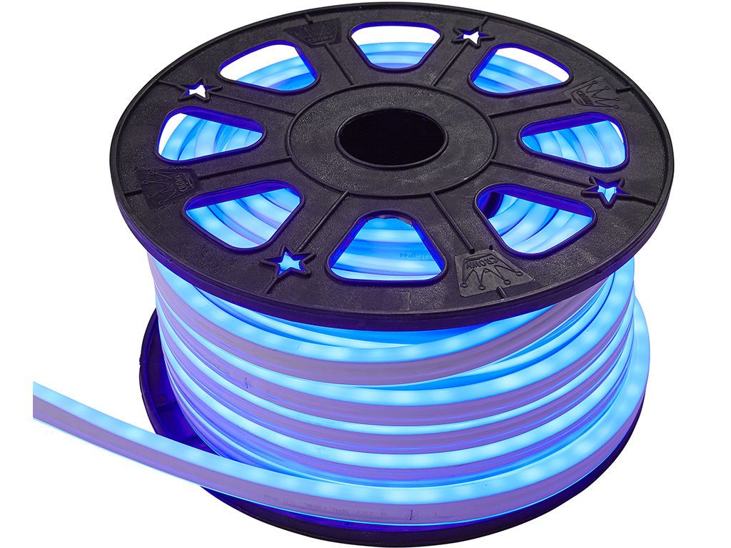 LED-NEON-Lichtschlauch | Zweiseitig | Outdoor | 1800 LED | 30m | Blau LED-NEON-Lichtschlauch | Zweiseitig | Outdoor | 1800 LED | 30m | Blau