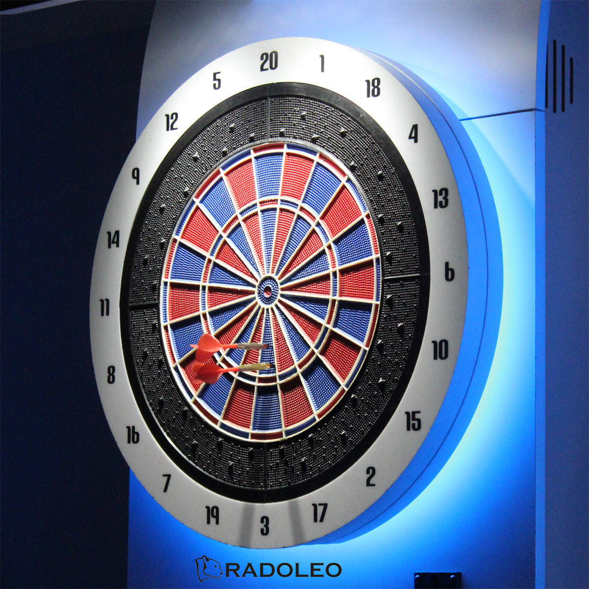 DART Case ARROW-ONE für 2 Spieler | titanium | 6 komplette Darts, Flights, Barrels, Tips und Collars | elegantes Design für Weltmeister | Exklusiv von RADOLEO®