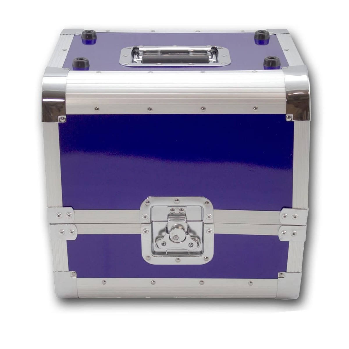 LP Plattencase PRO blau 50:50 Split, 80LPs | DJ Plattenkoffer für 80 Schallplatten