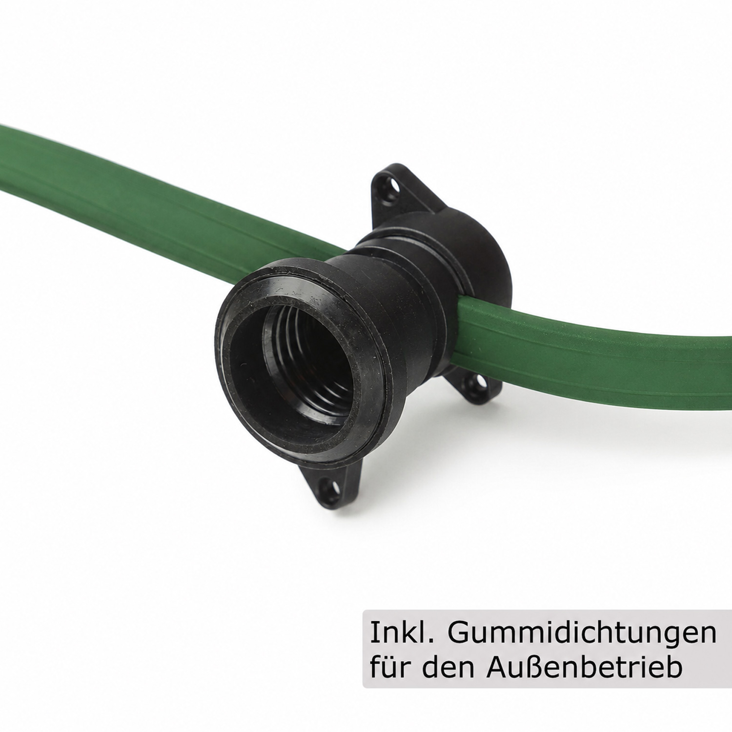 Illu-/Partylichterkette 40m - Außenlichterkette grün - 40x E27 EDISON LED Filamentlampen