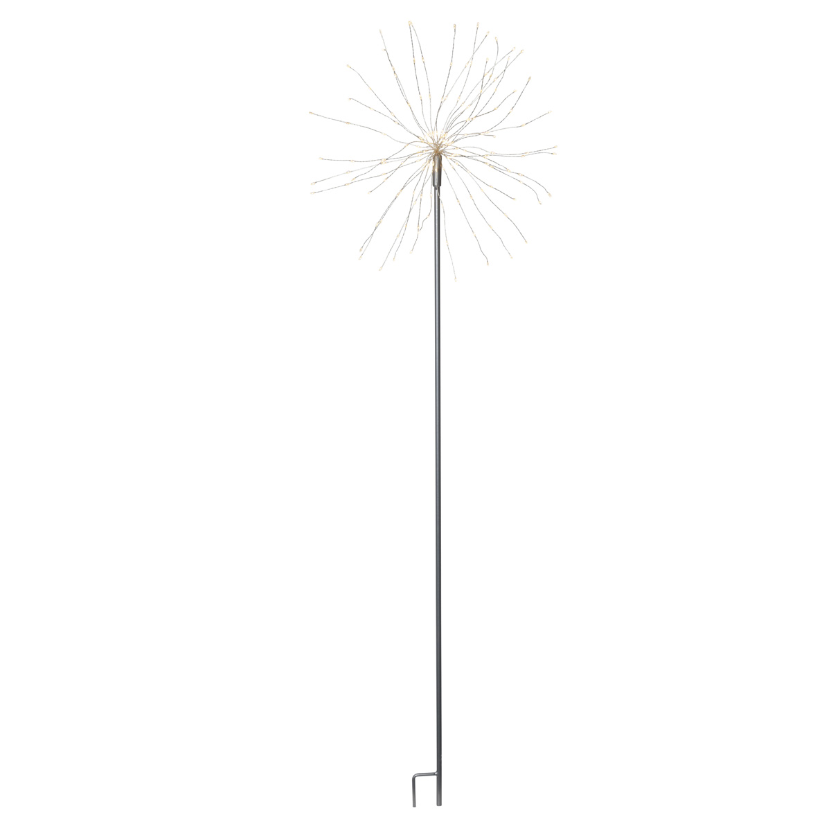 LED Dekostab "Firework" - H: 110cm - 160 kleine daylight LED - inkl. Trafo - outdoor - silber LED Dekostab "Firework" - H: 110cm - 160 kleine daylight LED - inkl. Trafo - outdoor - silber