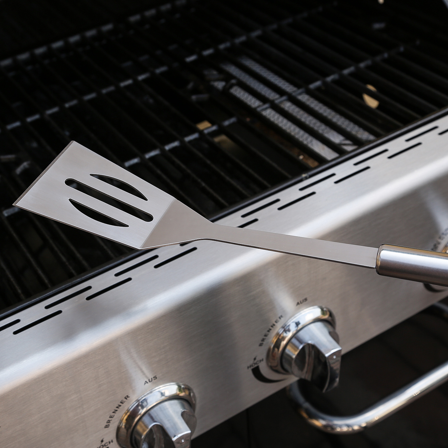 Wender - Pfanne und Grill - Edelstahl - L: 35cm