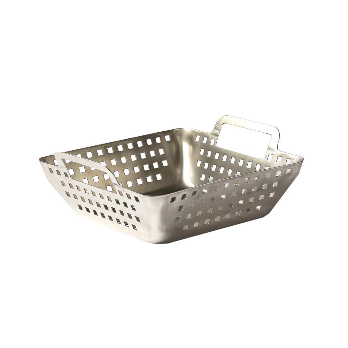 Gemuesekorb - Grillschale - H- 6-9cm - Edelstahl