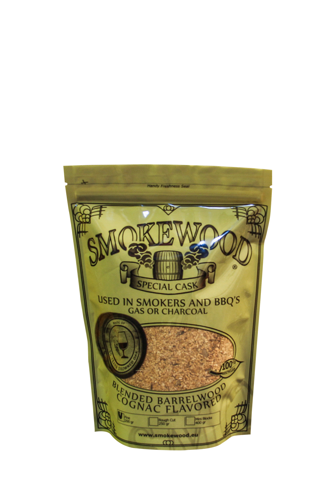 Smokewood Cognac Fine Räucher-Mehl aus ausgewählten Cognacfässer