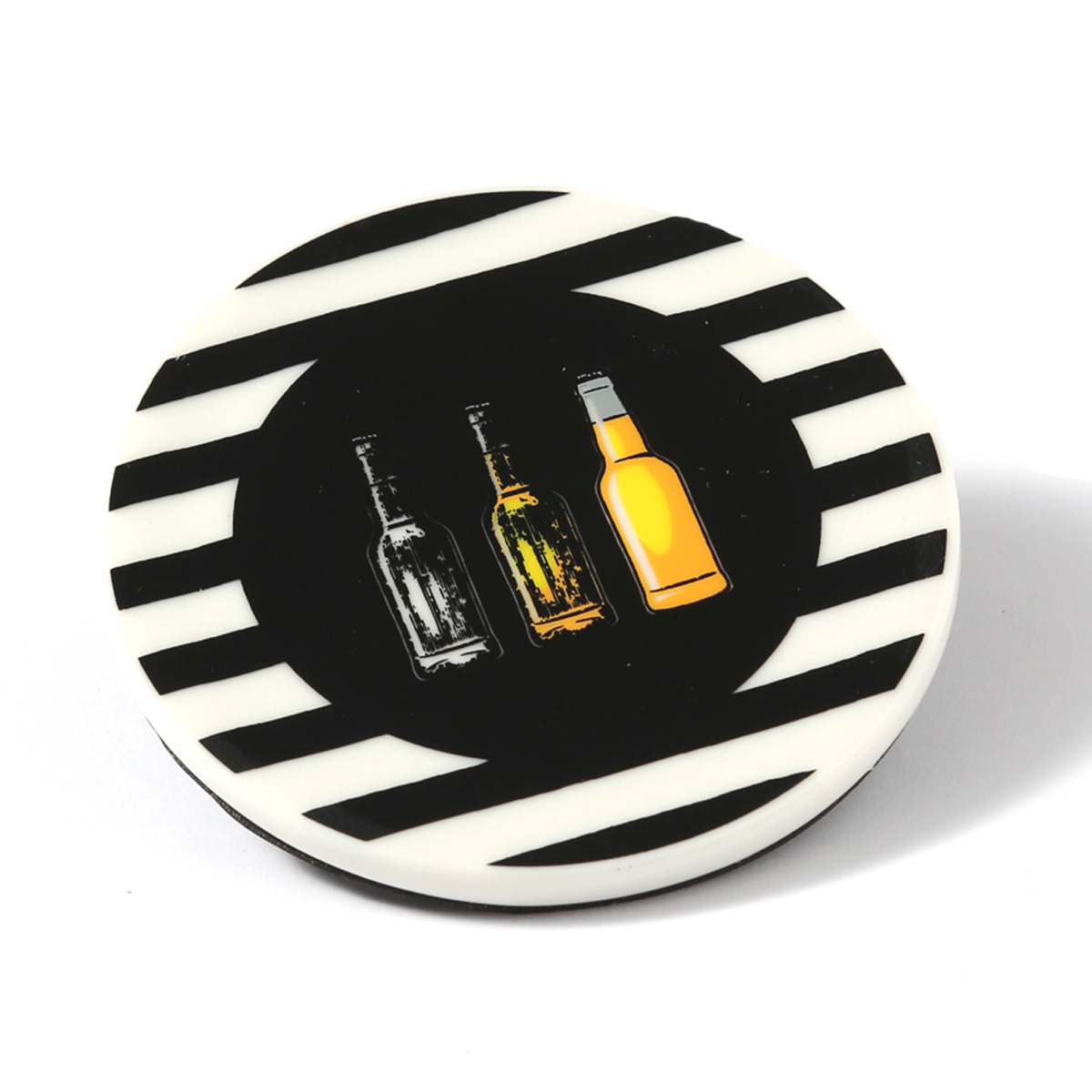 Untersetzer aus Keramik mit Aufschrift - D: 9cm - rund - 6er Set Untersetzer aus Keramik mit Aufschrift - D: 9cm - rund - 6er Set