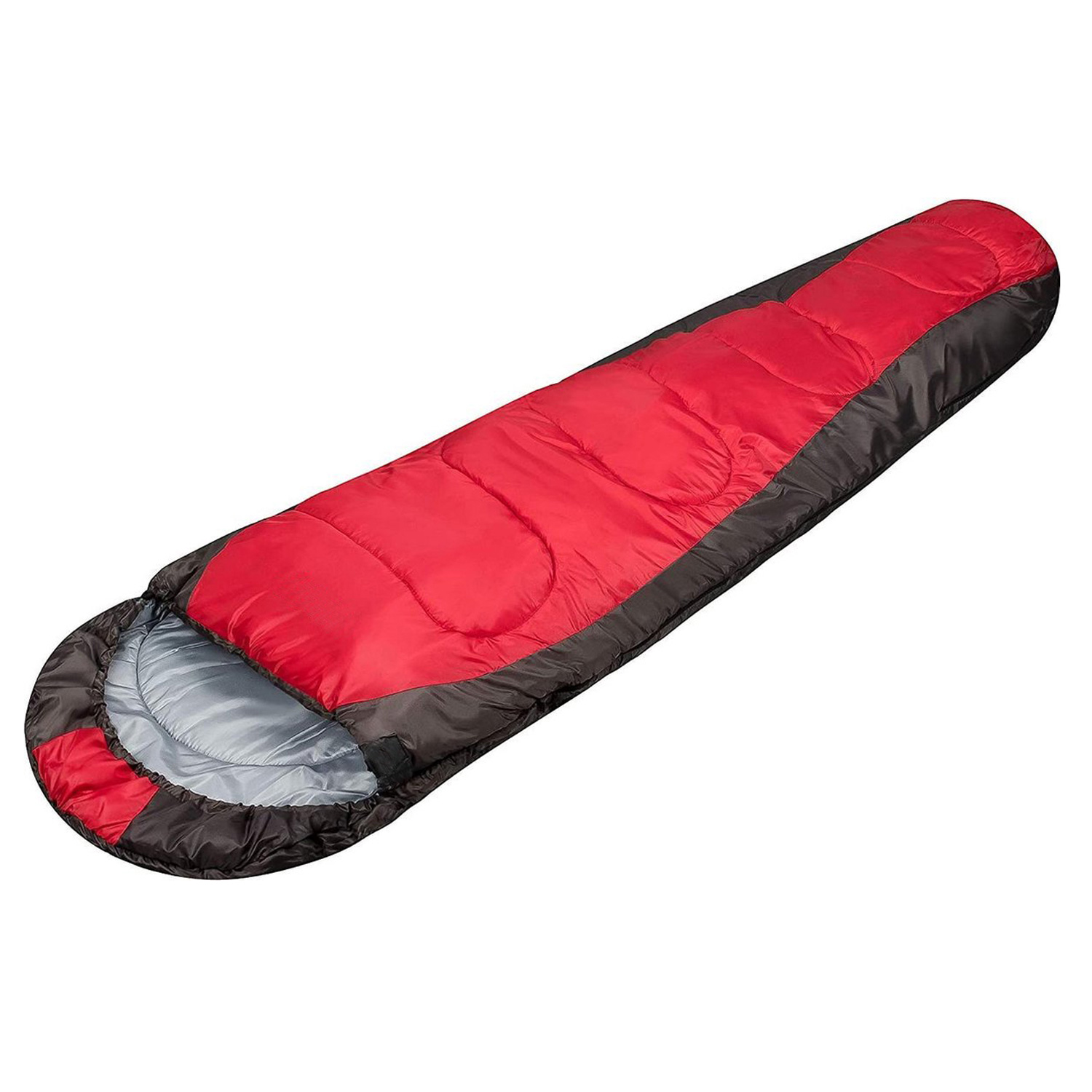 Mumienschlafsack rot