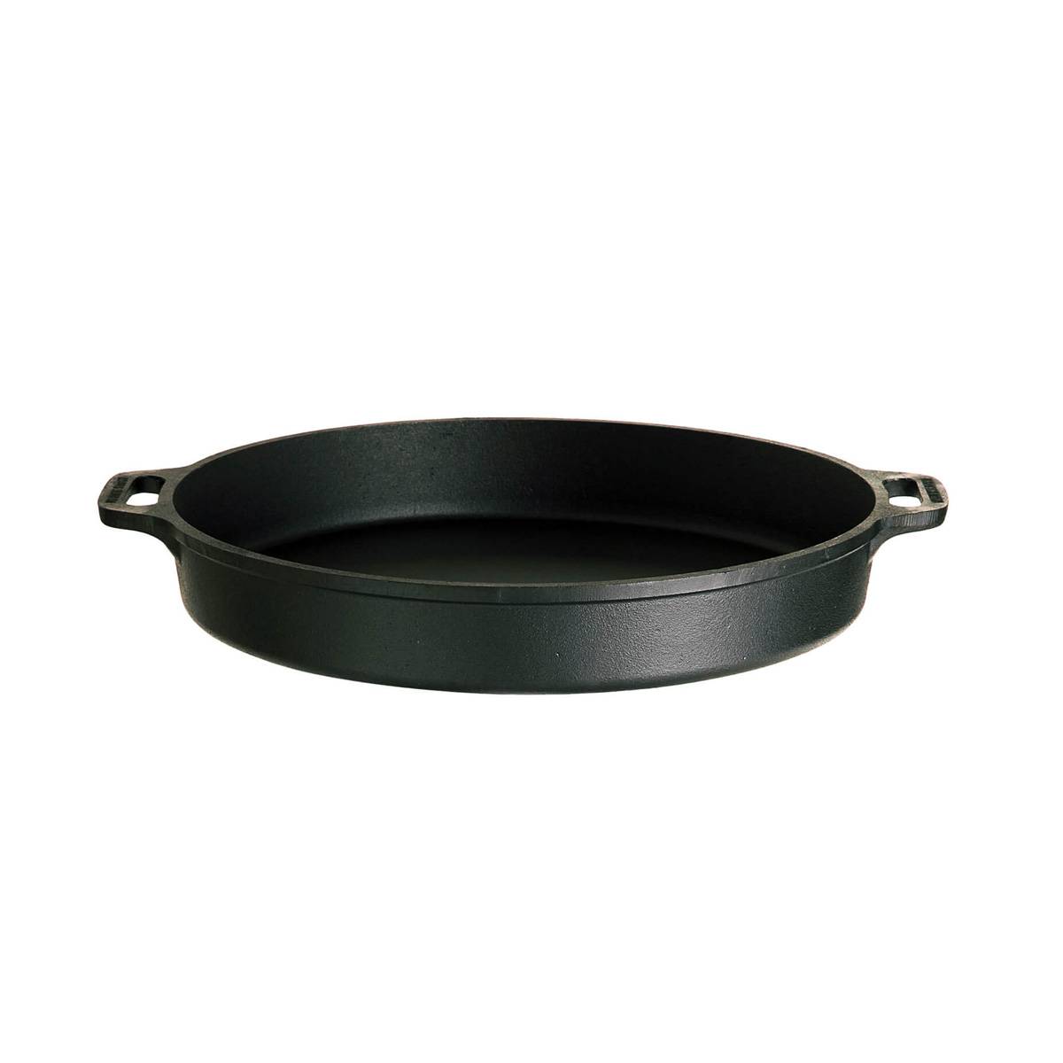 Feuerpfanne D: 40cm mit 2 Henkel - Gusspfanne aus hochwertigem Gusseisen
