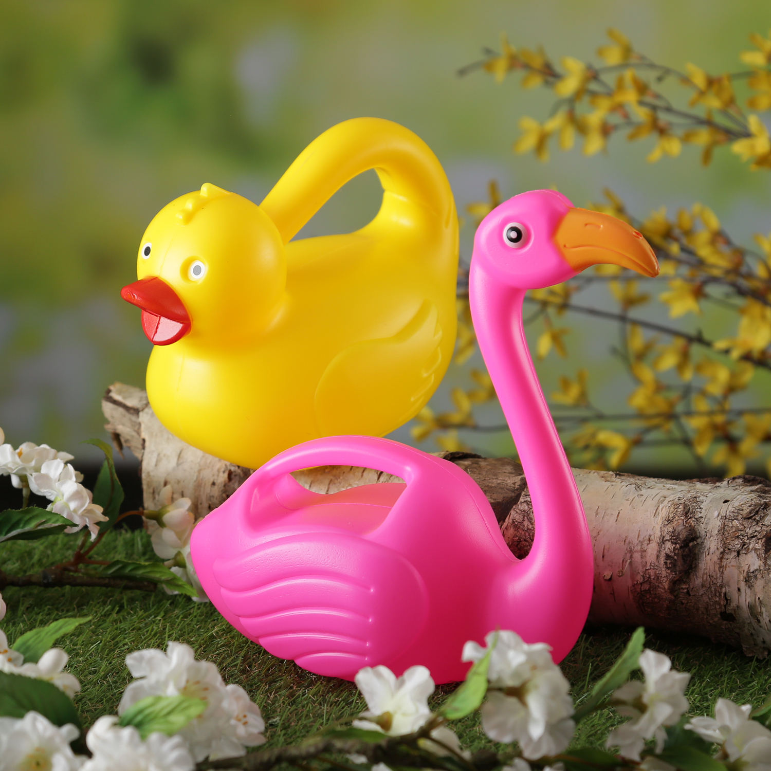 Kinder Giesskanne Ente LILO - Kunststoff - H- 16-5cm - 2 Liter - rot