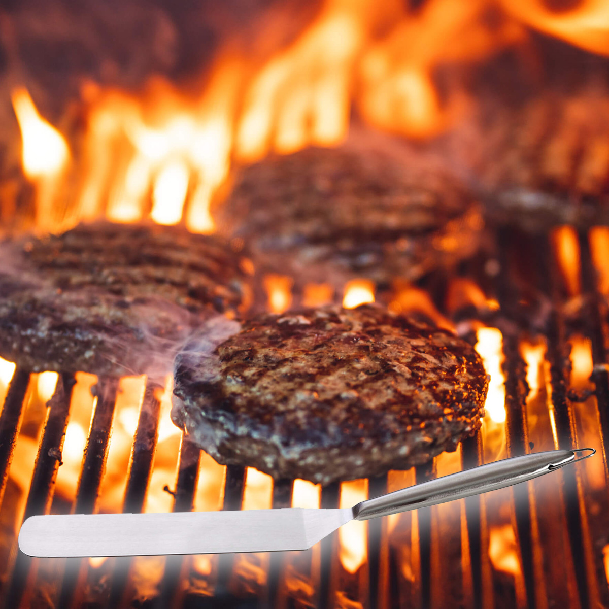 BBQ Edelstahl Spatel 45cm BBQ Edelstahl Spatel 45cm