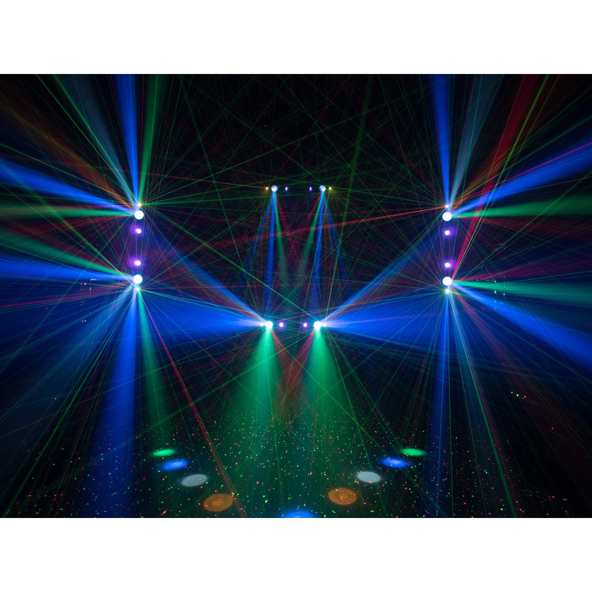 LED Multi FX Laser Bar - Die komplette Lichtshow für Deine Party LED Multi FX Laser Bar - Die komplette Lichtshow für Deine Party