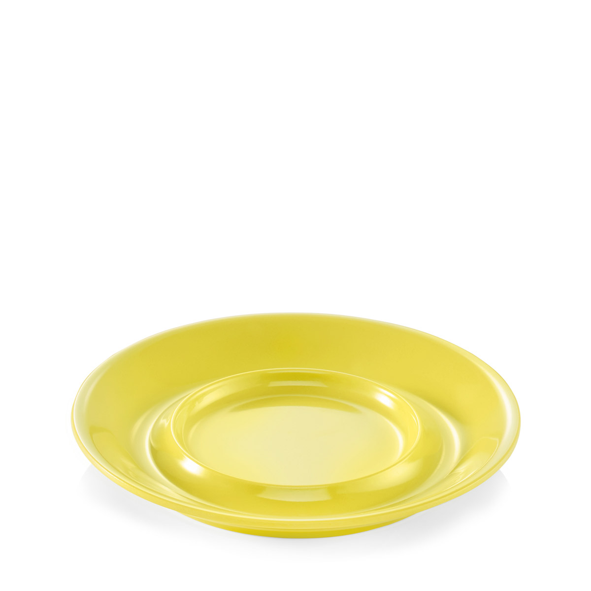 Campingbecher Untertasse SUMMER - Melamin - D: 14,5cm - gelb