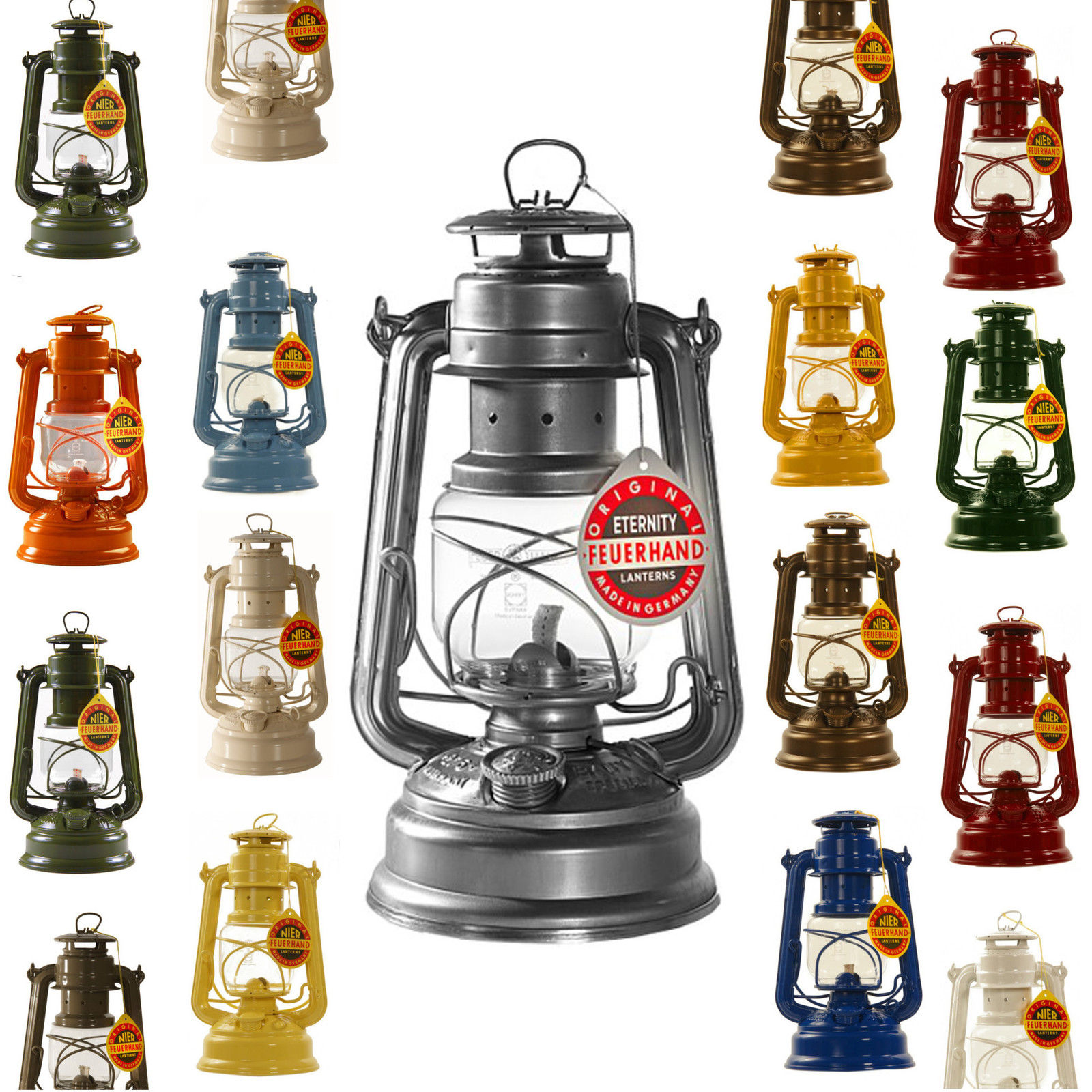 Farbiger Brenner (moosgrün) für Feuerhand 276 Sturmlaterne (auch für FH 275)