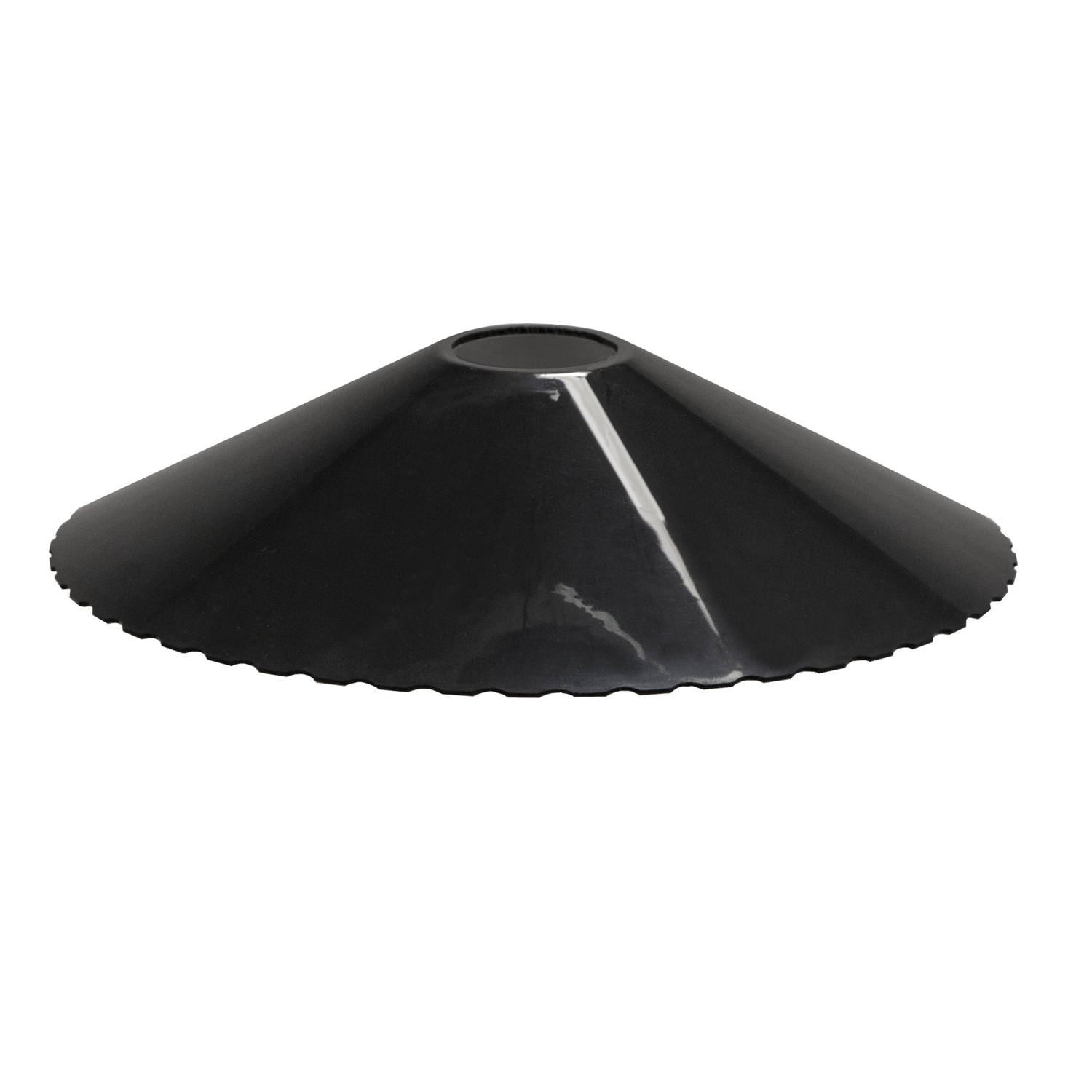 System CONNECTA BLACK - 1 Stück schwarzer Lampenschirm - D: 20,5cm - H: 4,5cm - outdoor