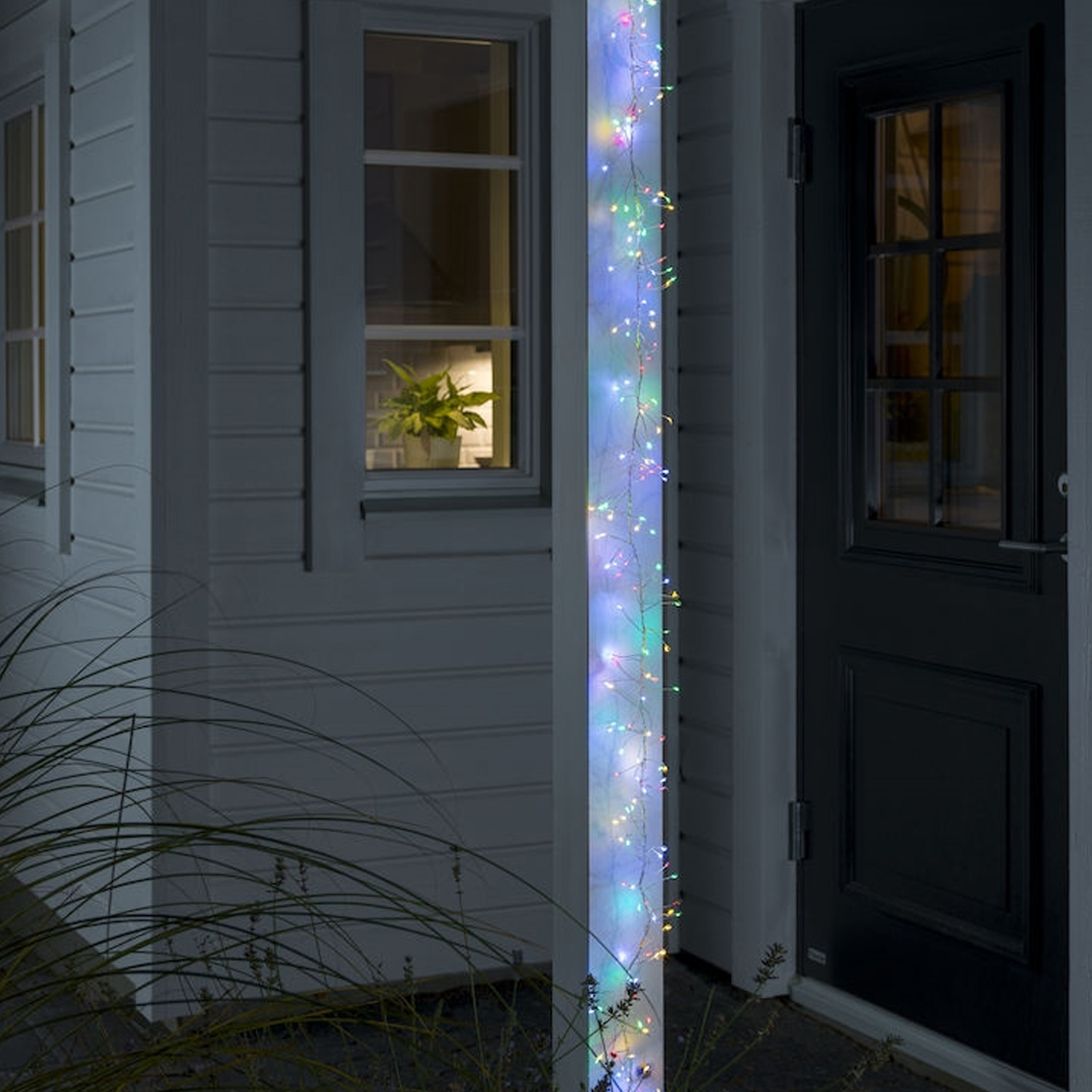 LED Micro Büschellichterkette - Cluster - 360 bunte LED - L: 2,7m - 8 Funktionen - Outdoor LED Micro Büschellichterkette - Cluster - 360 bunte LED - L: 2,7m - 8 Funktionen - Outdoor
