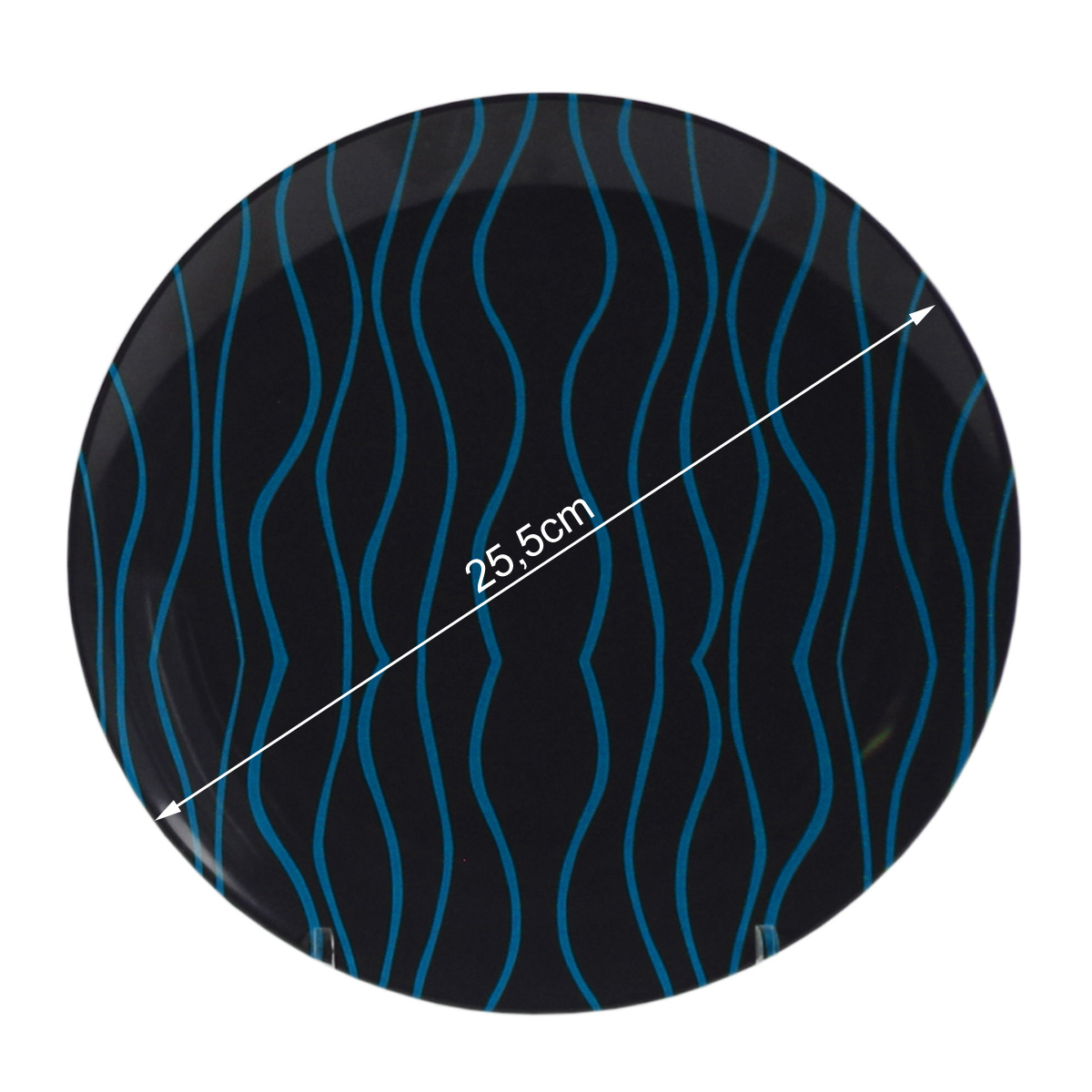 GIMEX GreyLine "grau-blau" - Essteller 25,5cm - bruchfestes Melamin Campinggeschirr GIMEX GreyLine "grau-blau" - Essteller 25,5cm - bruchfestes Melamin Campinggeschirr