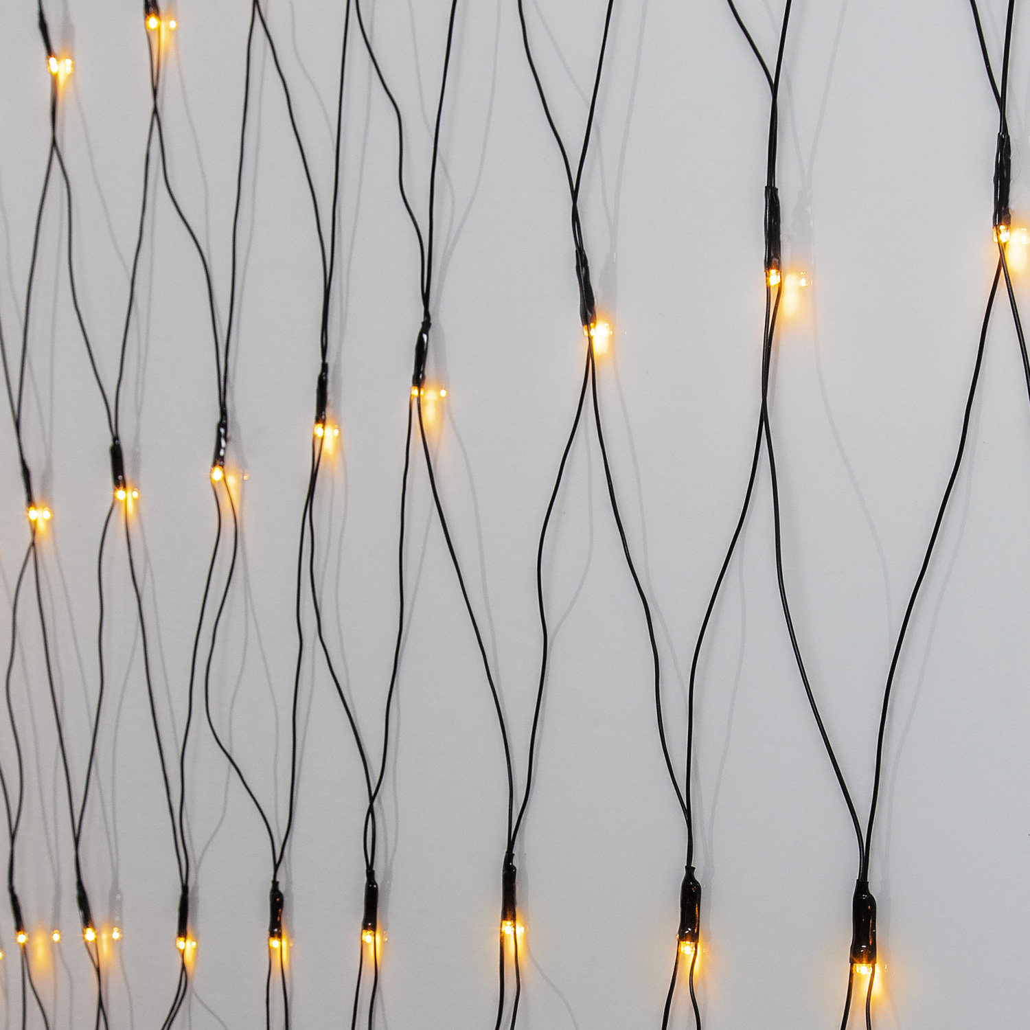 LED Lichternetz - Serie LED - outdoor - 200 ultra warmweiße LED - 3.00m x 3.00m - schwarzes Kabel LED Lichternetz - Serie LED - outdoor - 200 ultra warmweiße LED - 3.00m x 3.00m - schwarzes Kabel