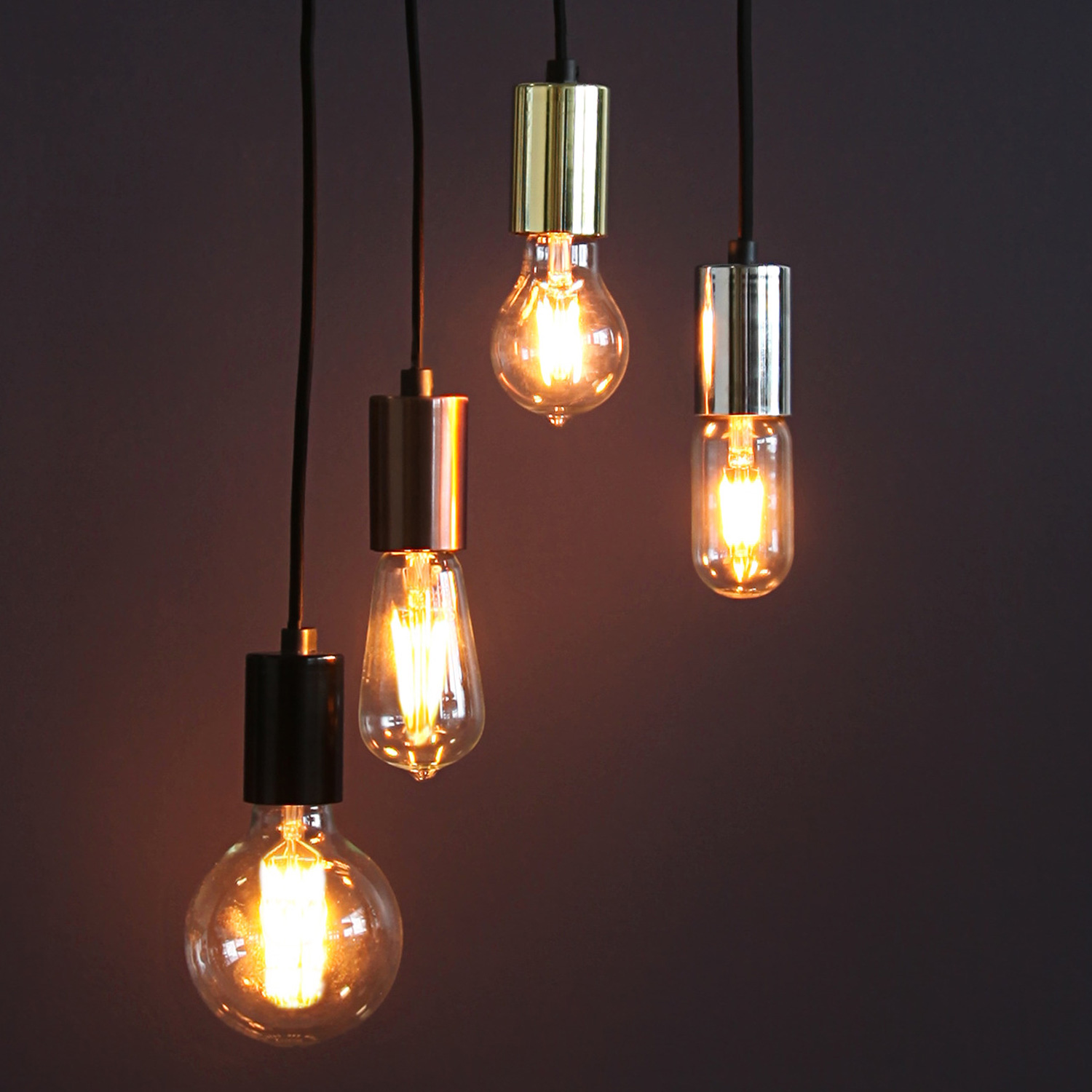 Lampenfassung "Stil" - E27 Fassung - Schalter - L: 3,5m - Textilkabel - Fassung Messing Lampenfassung "Stil" - E27 Fassung - Schalter - L: 3,5m - Textilkabel - Fassung Messing